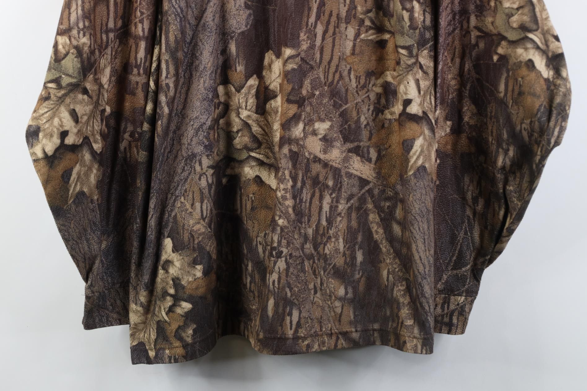 Cabelas Vintage 90s Y2K Cabelas Camouflage Fleece Henley Sweater Size US XXL / EU 58 / 5 - 3 Thumbnail