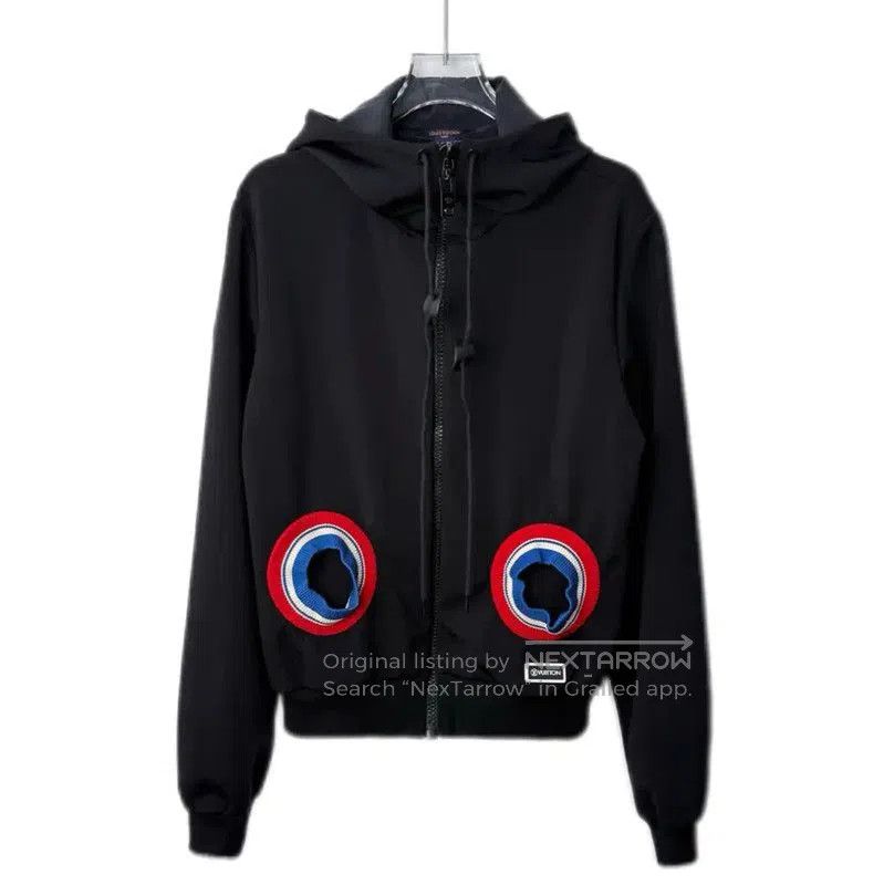Louis Vuitton Louis Vuitton Black Hooded Women's Jacket . Size M / US 6-8 / IT 42-44 - 1 Thumbnail