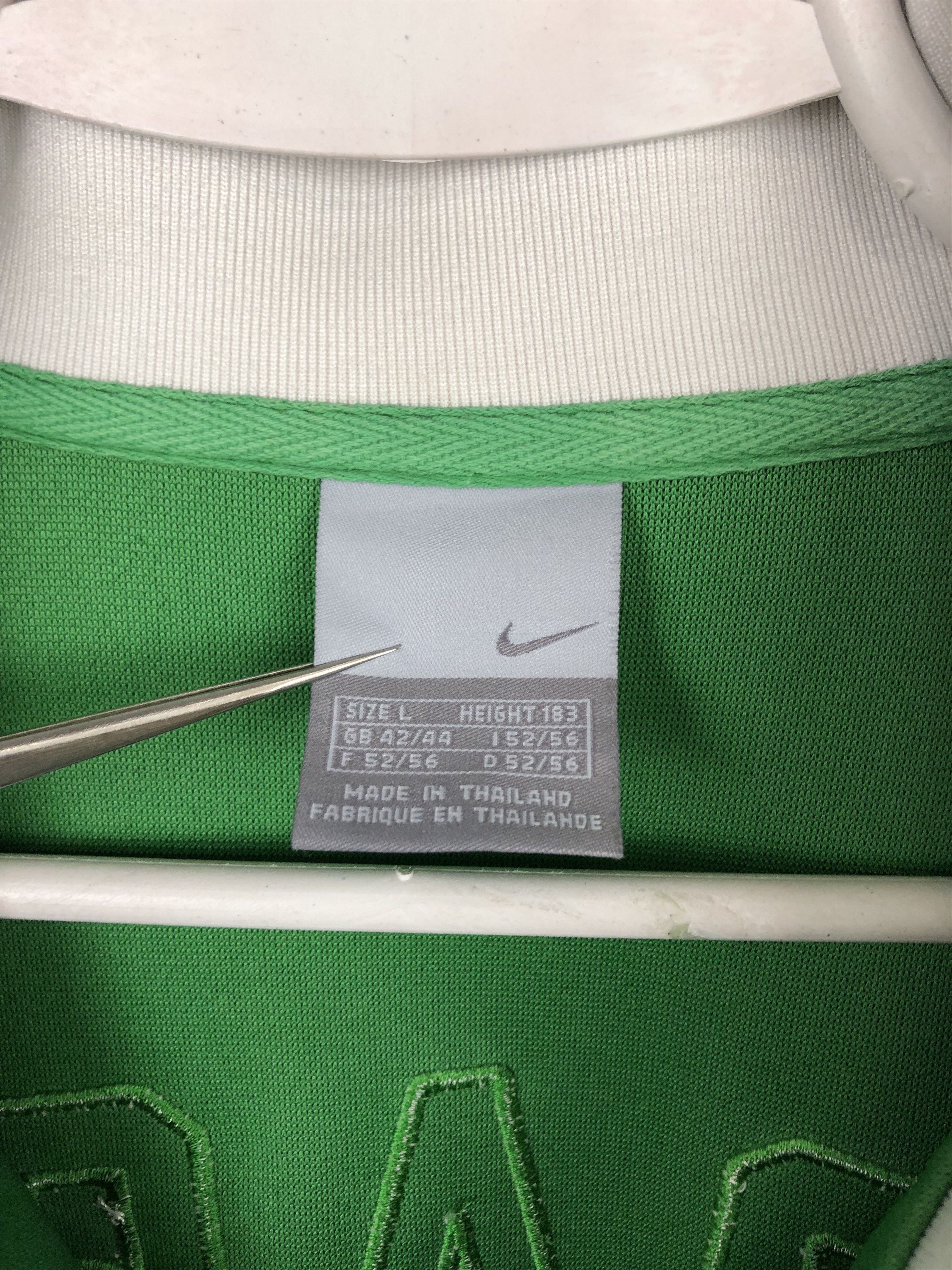 Nike × Vintage Vintage Brazil Football Jacket Soccer National Team Track Size US L / EU 52-54 / 3 - 9 Thumbnail