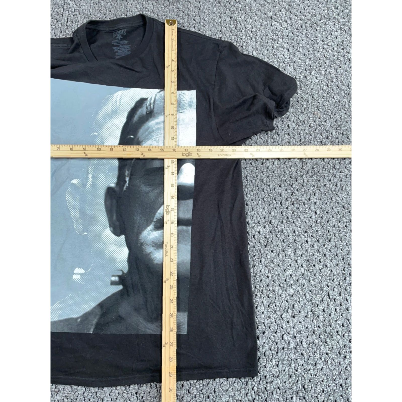 Vintage Universal Monsters Frankenstein T-Shirt Adult Large Black Big Print Retro Horror Size US L / EU 52-54 / 3 - 5 Thumbnail