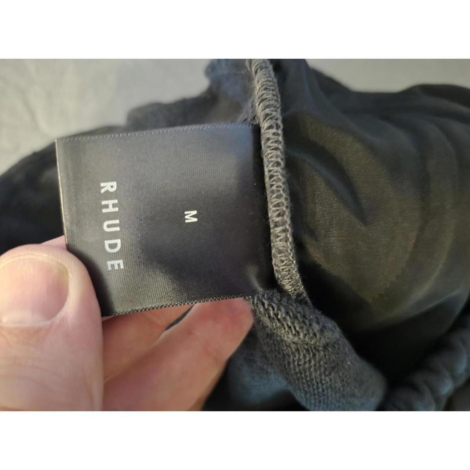 Rhude Rhude Black Cargo Sweatpants Size Medium BNWT Size US 32 / EU 48 - 8 Thumbnail