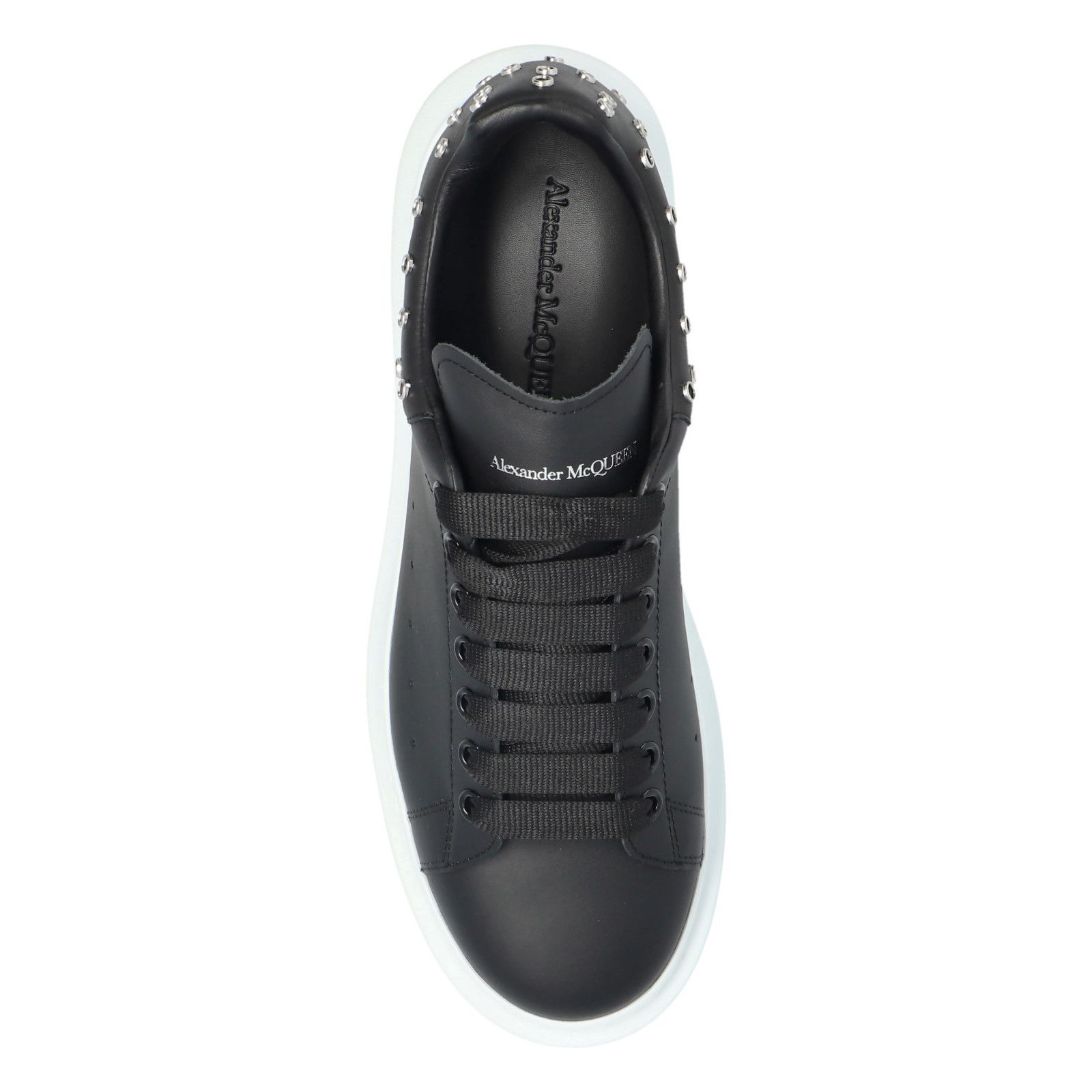 Alexander McQueen ALEXANDER MCQUEEN Oversized $890 Men's Black/Silver Sneakers Size US 11.5 / EU 44-45 - 5 Thumbnail