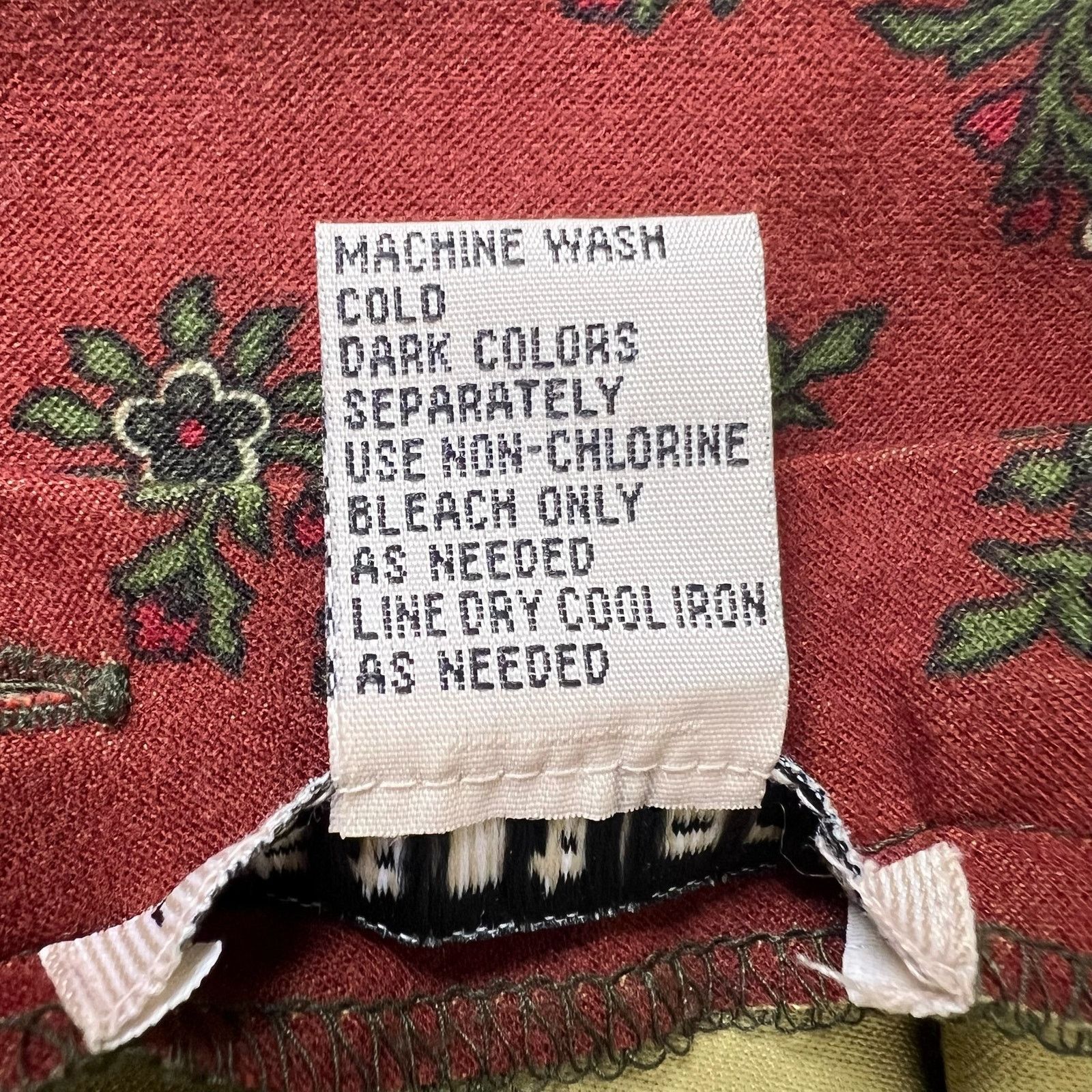 Vintage Y2K Boho Tapestry Midi Skirt 8 | VTG Witchcore Whimsigoth Size 26" / US 2 / IT 38 - 12 Thumbnail