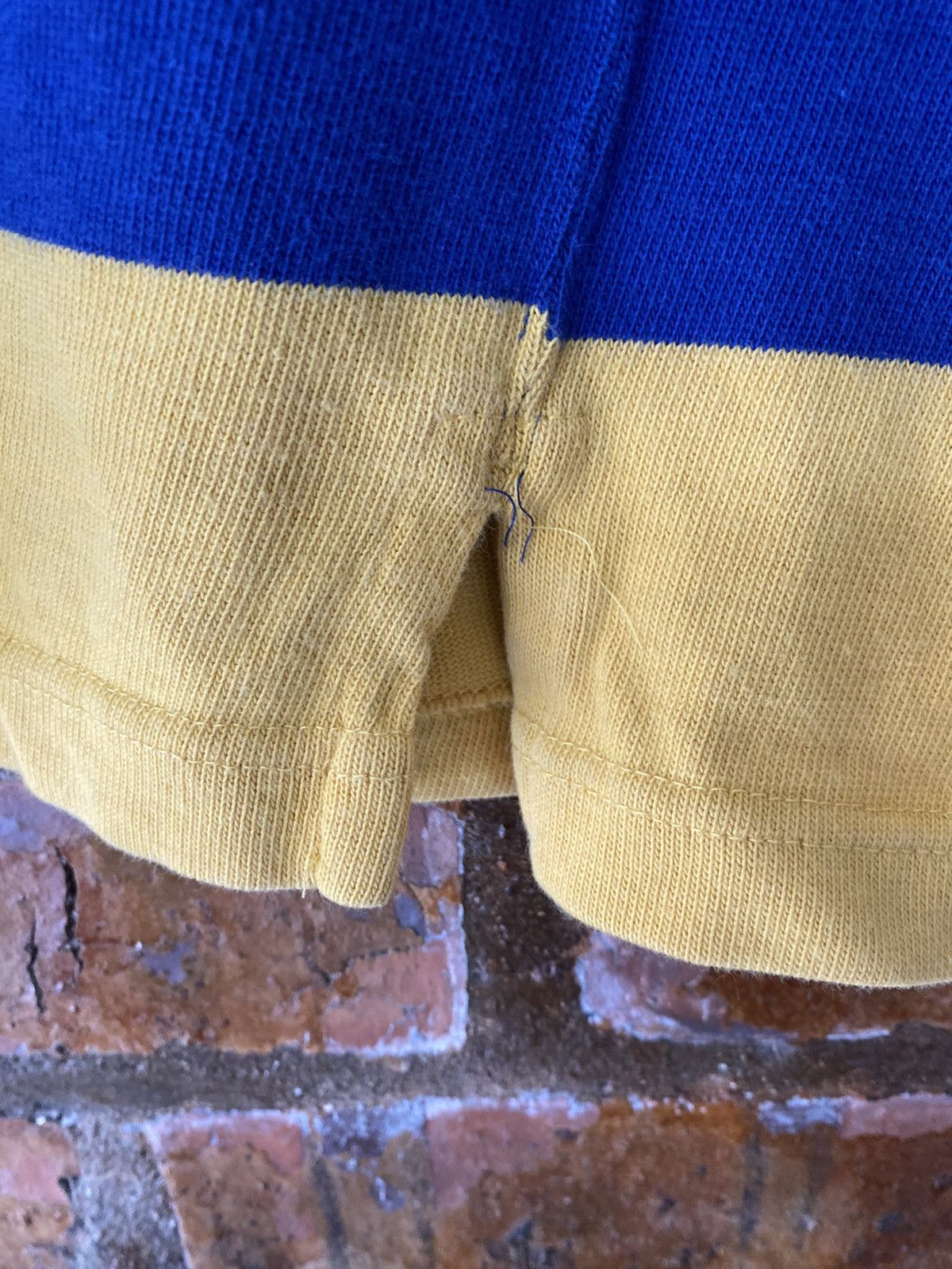 Polo Ralph Lauren 1980s Polo Ralph Lauren Stripe padded shoulder Long Sleeve Size US XL / EU 56 / 4 - 10 Thumbnail