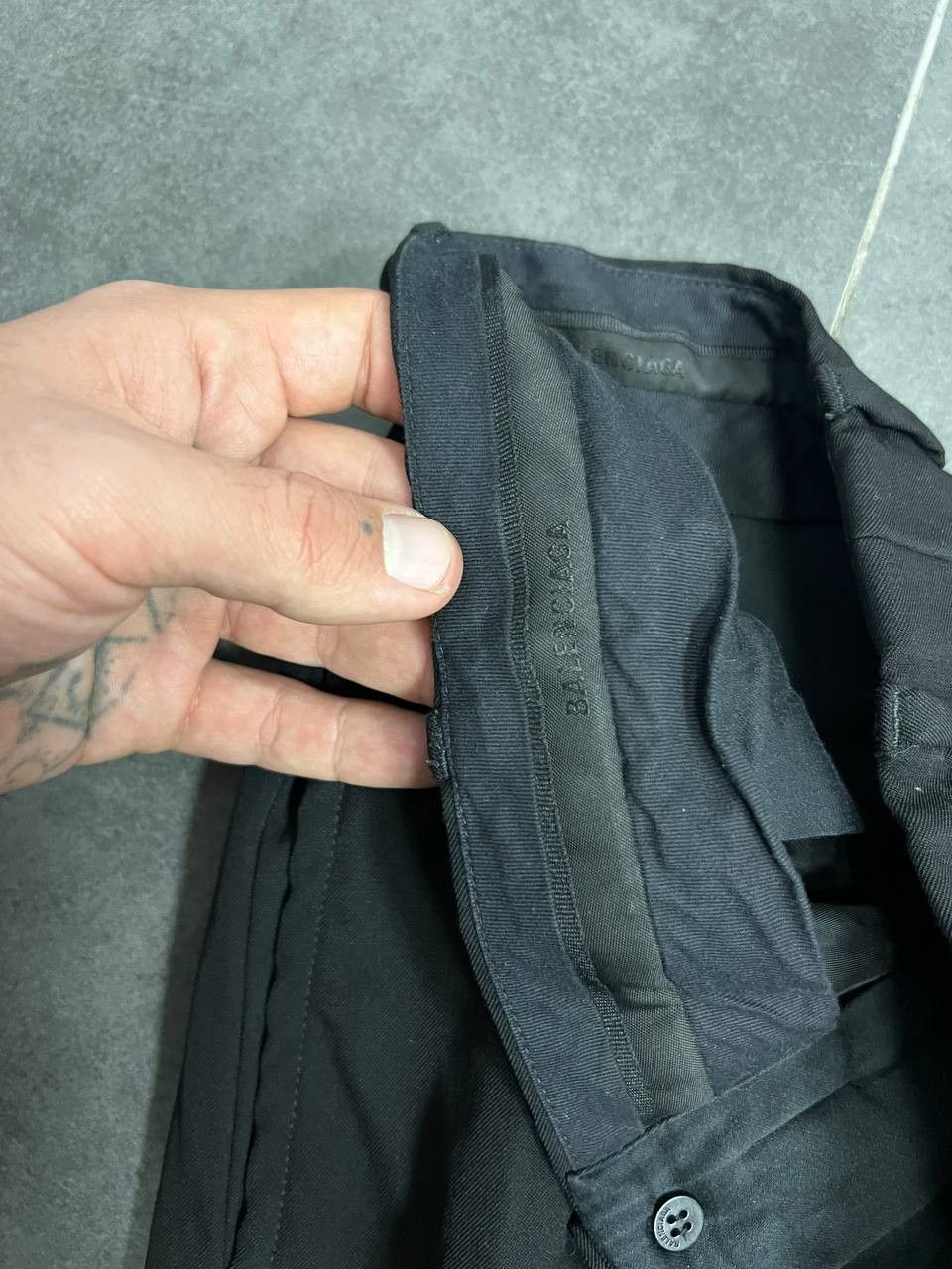 Balenciaga Balenciaga Uniform flared wide leg trousers pants Size 29" - 8 Thumbnail