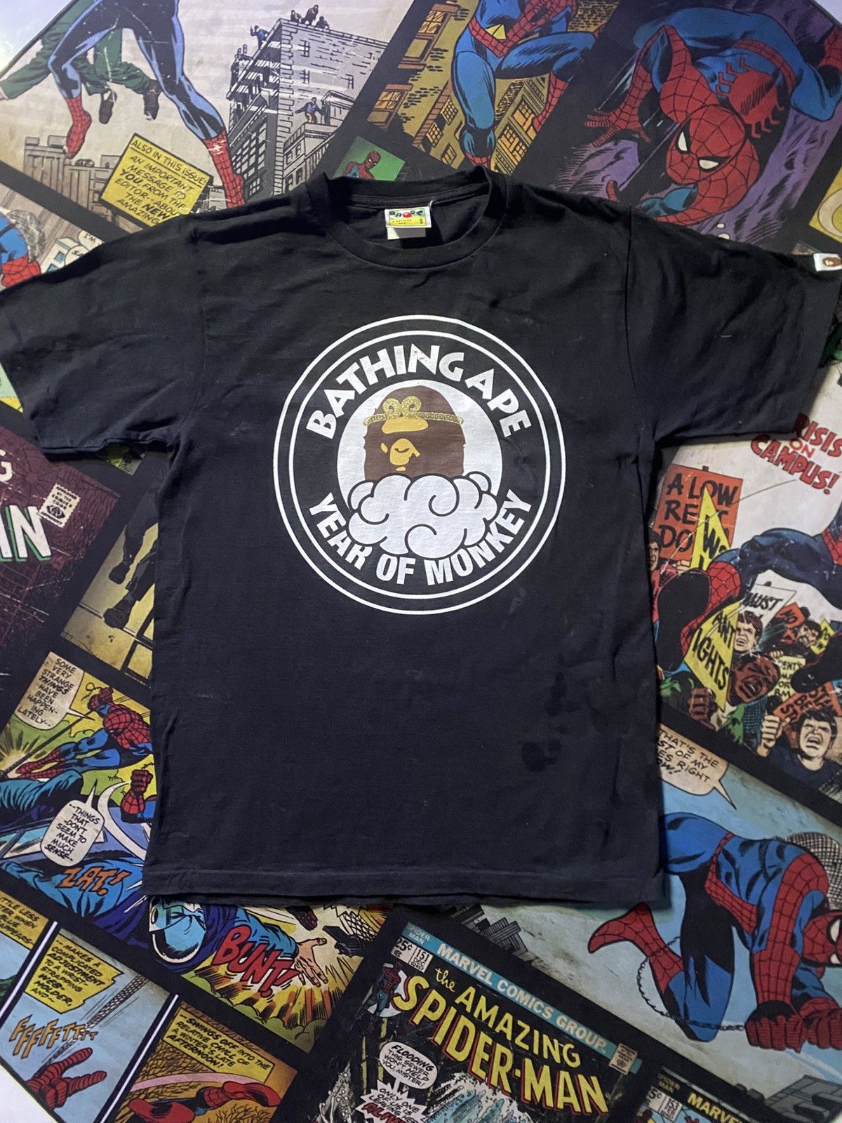 Bape A Bathing Ape Bape Year Of The Monkey Size US S / EU 44-46 / 1 - 1 Thumbnail