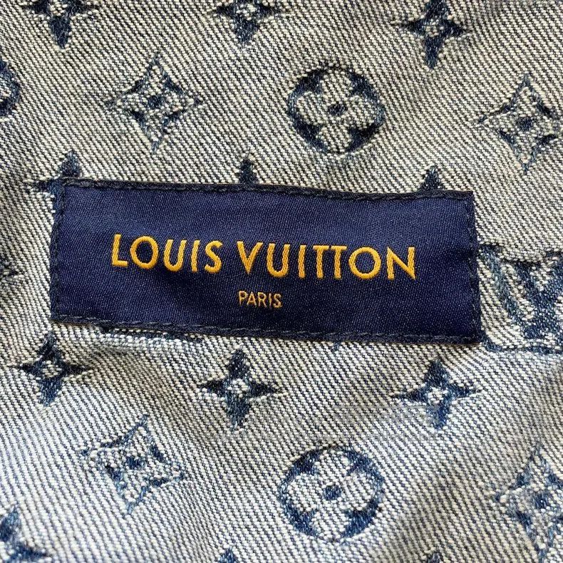Louis Vuitton Louis Vuitton Denim Jacket with Hood . Size US L / EU 52-54 / 3 - 5 Thumbnail