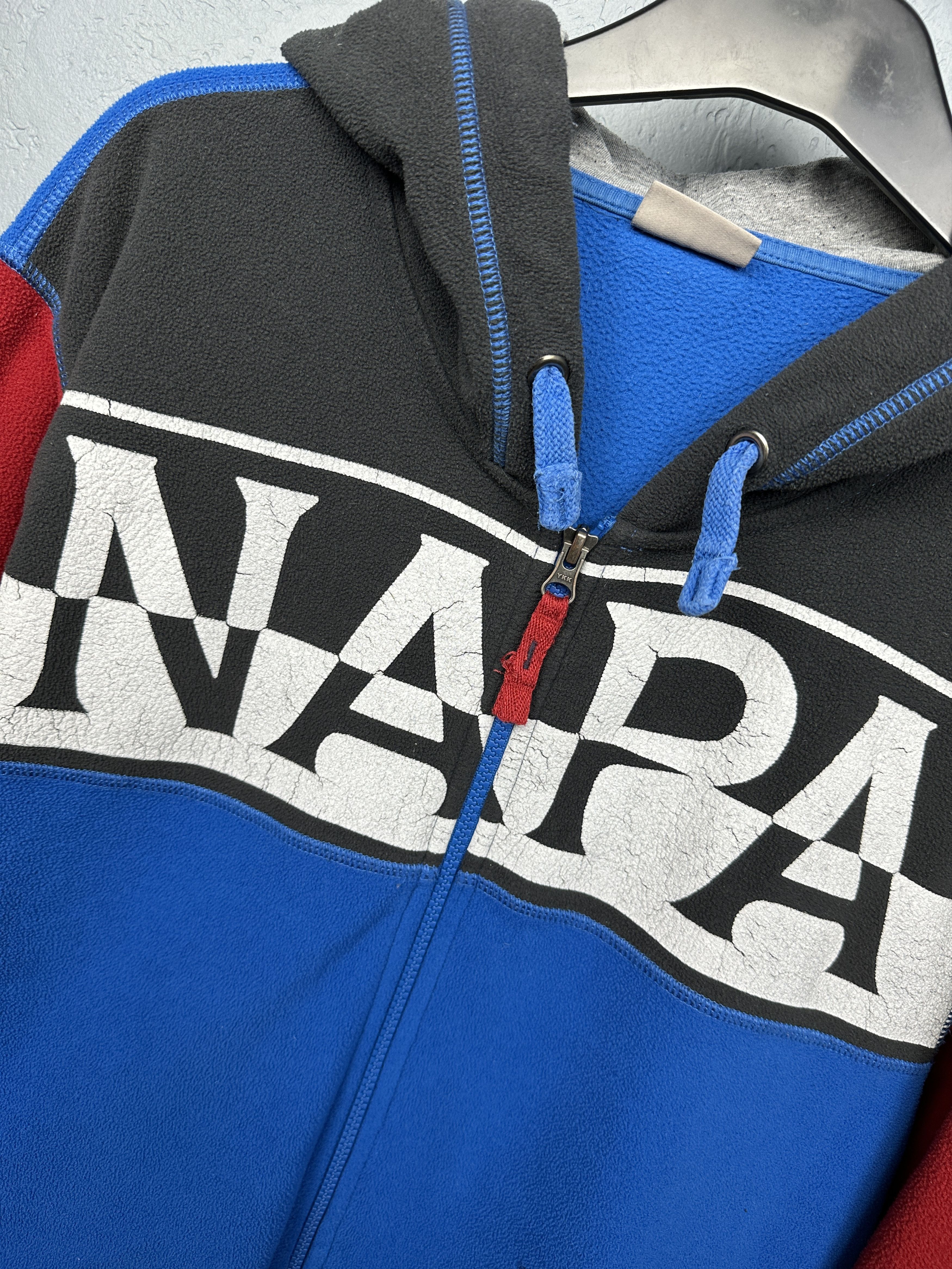 Napapijri Napapijri Mens Big Logo Fleece Hoodie Size US XXL / EU 58 / 5 - 4 Thumbnail