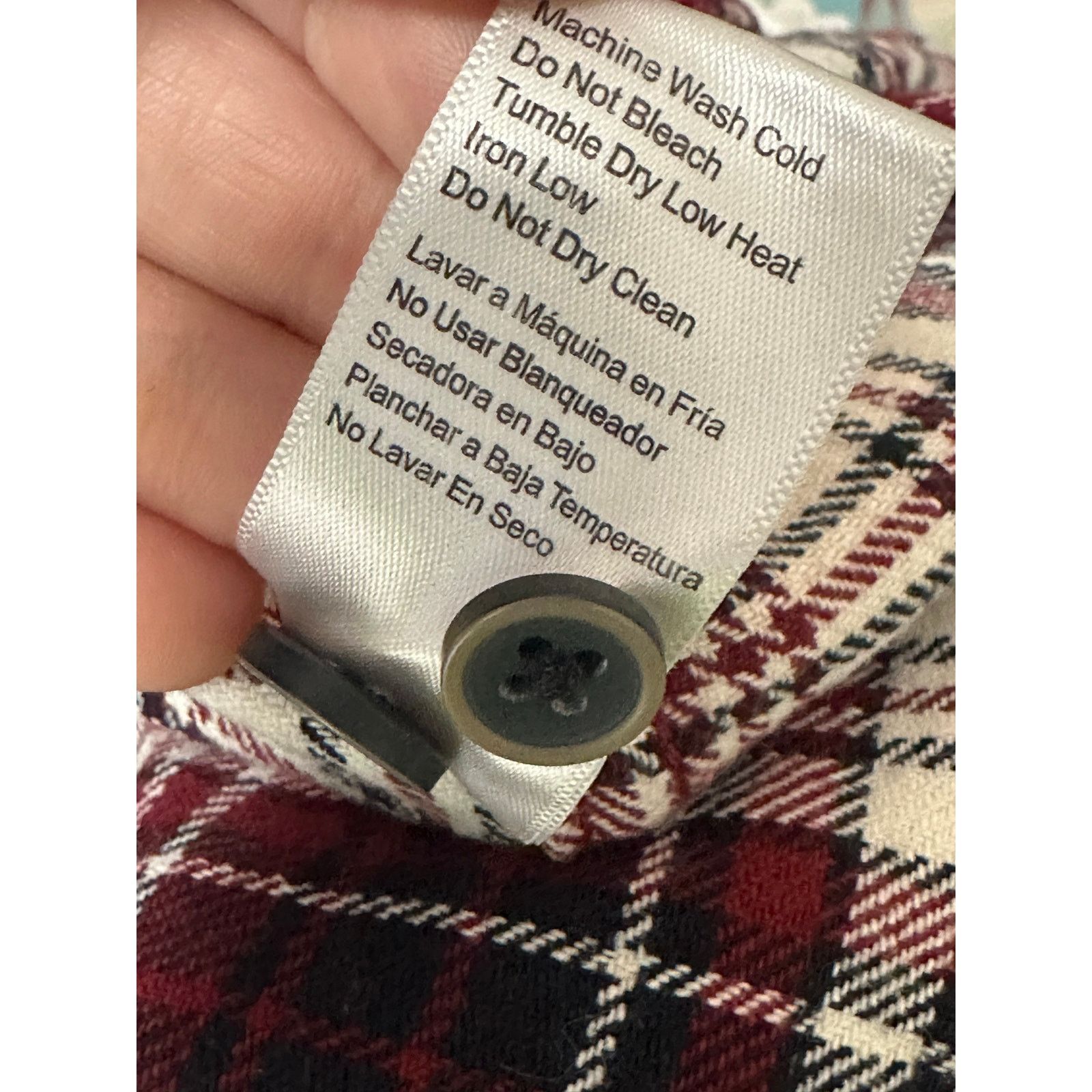 JACHS NY Jachs red plaid long sleeves casual flannel shirt size M Size US M / EU 48-50 / 2 - 6 Thumbnail