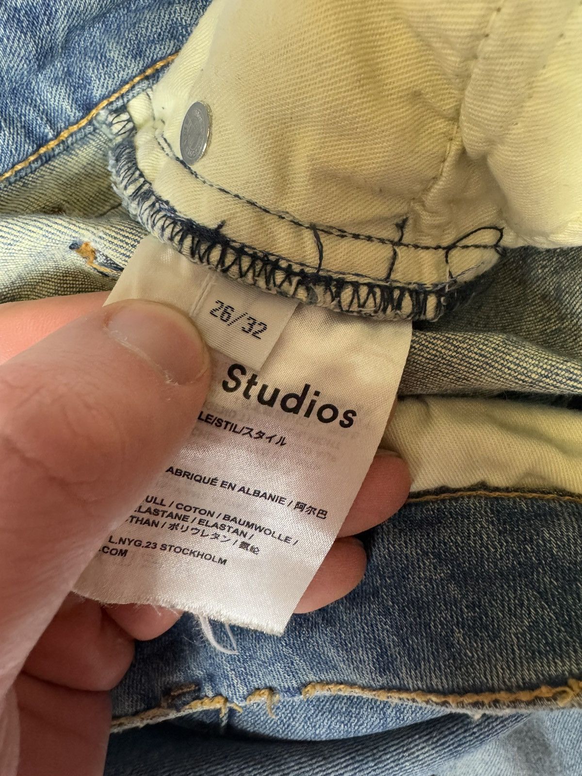 Acne Studios × Vintage Acne Studio Jeans Blue Denim Vintage Size 26" / US 2 / IT 38 - 9 Thumbnail