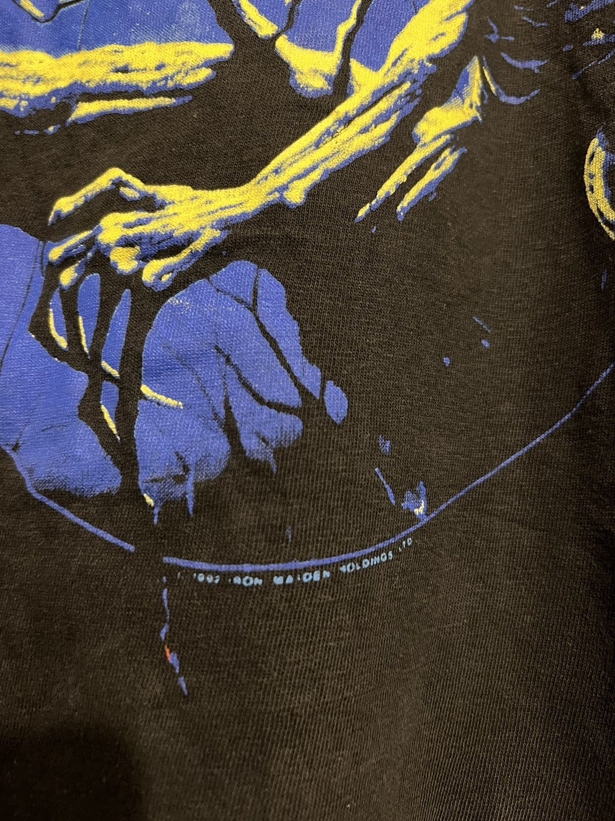 Band Tees Vintage 90s 1992 Iron Maiden Fear of the Dark Metal Band Tee Size US L / EU 52-54 / 3 - 5 Thumbnail