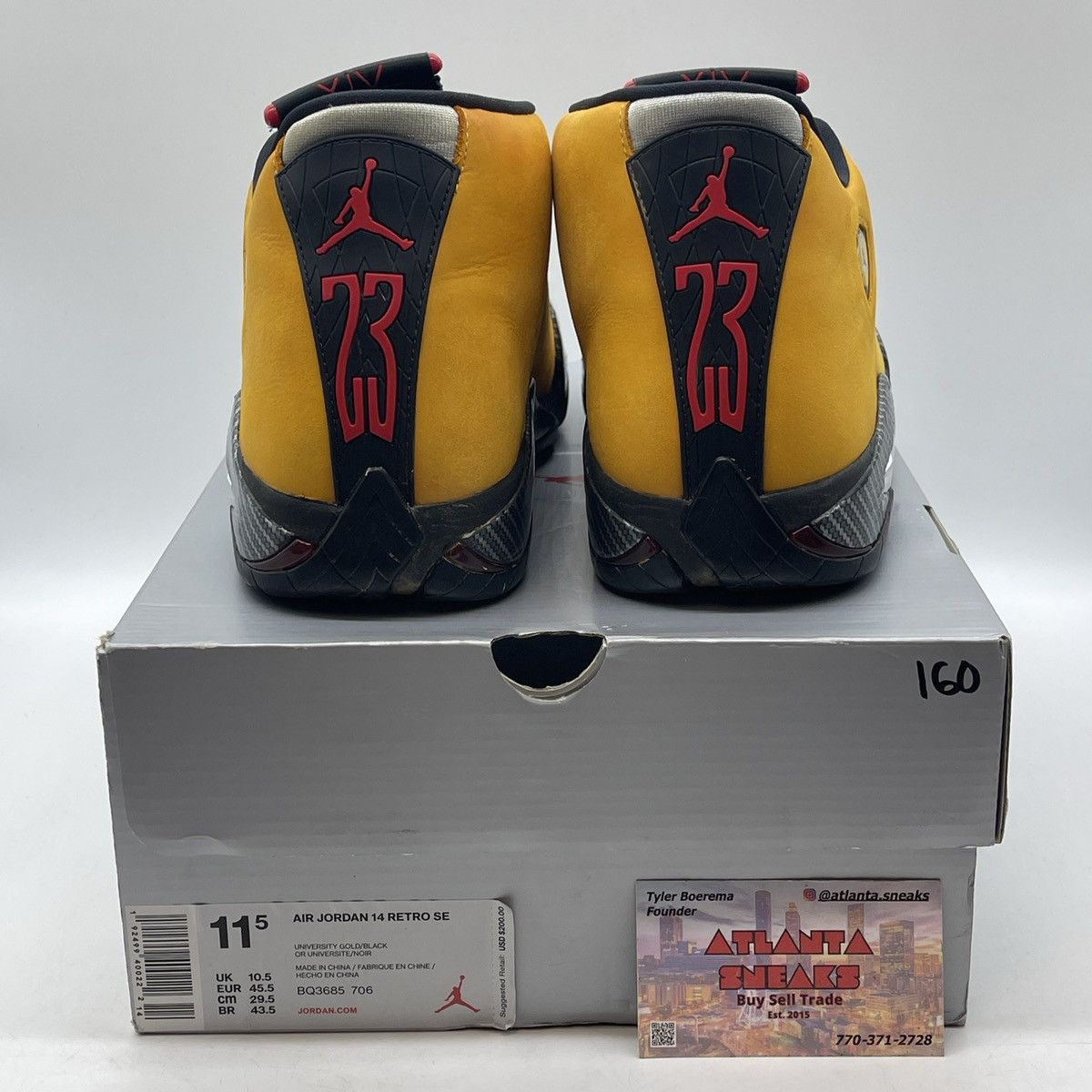Jordan Brand Air Jordan 14 reverse Ferrari Size US 11.5 / EU 44-45 - 3 Thumbnail