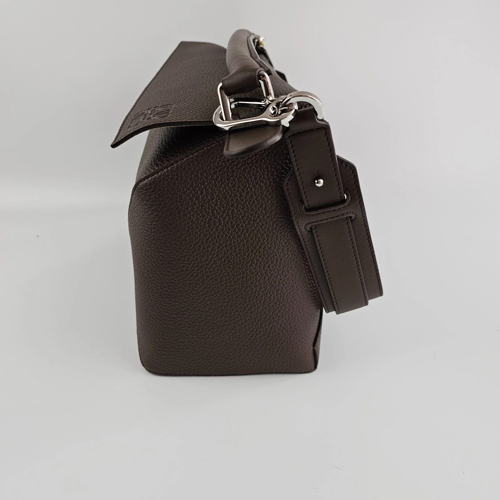 Loewe LOEWE Puzzle Large Edge Dark Cigar Leather Handbag Size ONE SIZE - 9 Thumbnail