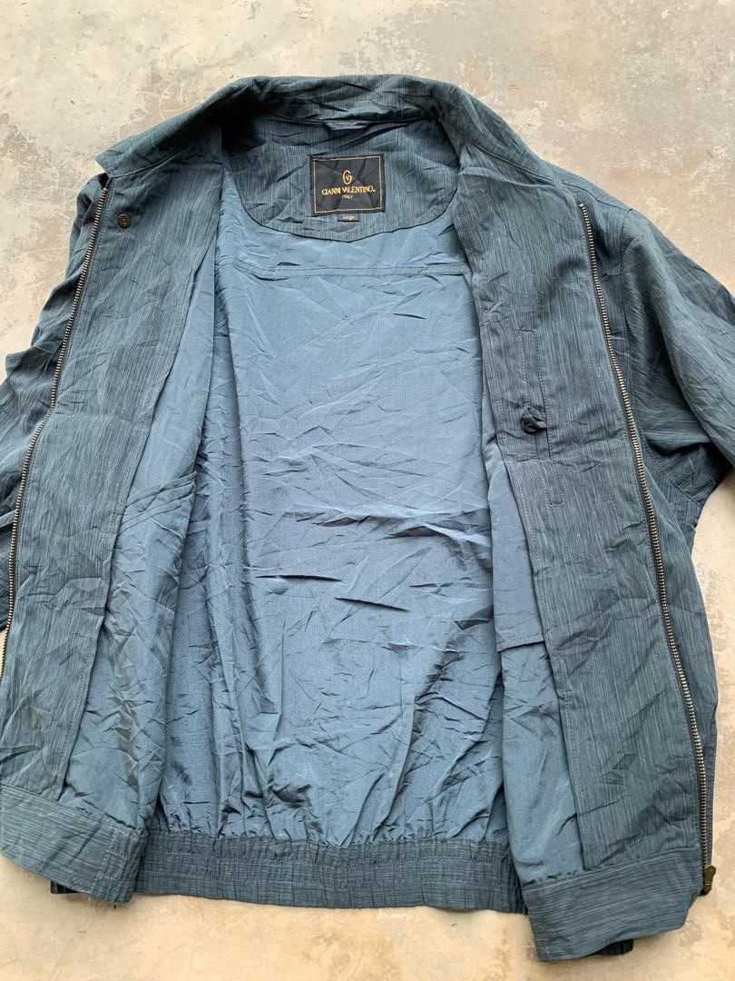 Japanese Brand GIANNI VALENTINO Zipper Jacket Size US L / EU 52-54 / 3 - 6 Thumbnail