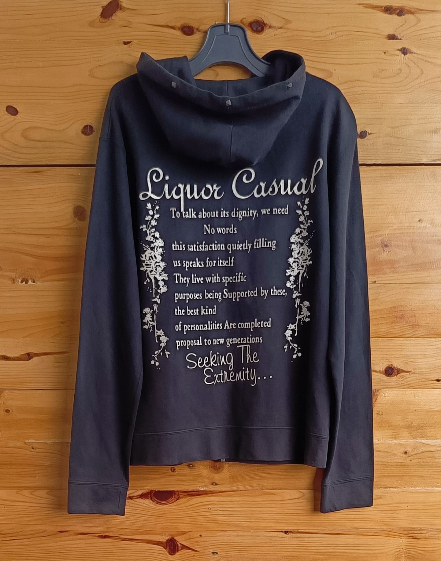 🇯🇵Japanese Gothic Poem Cross STUDS SPIKE PUNK Hoodie