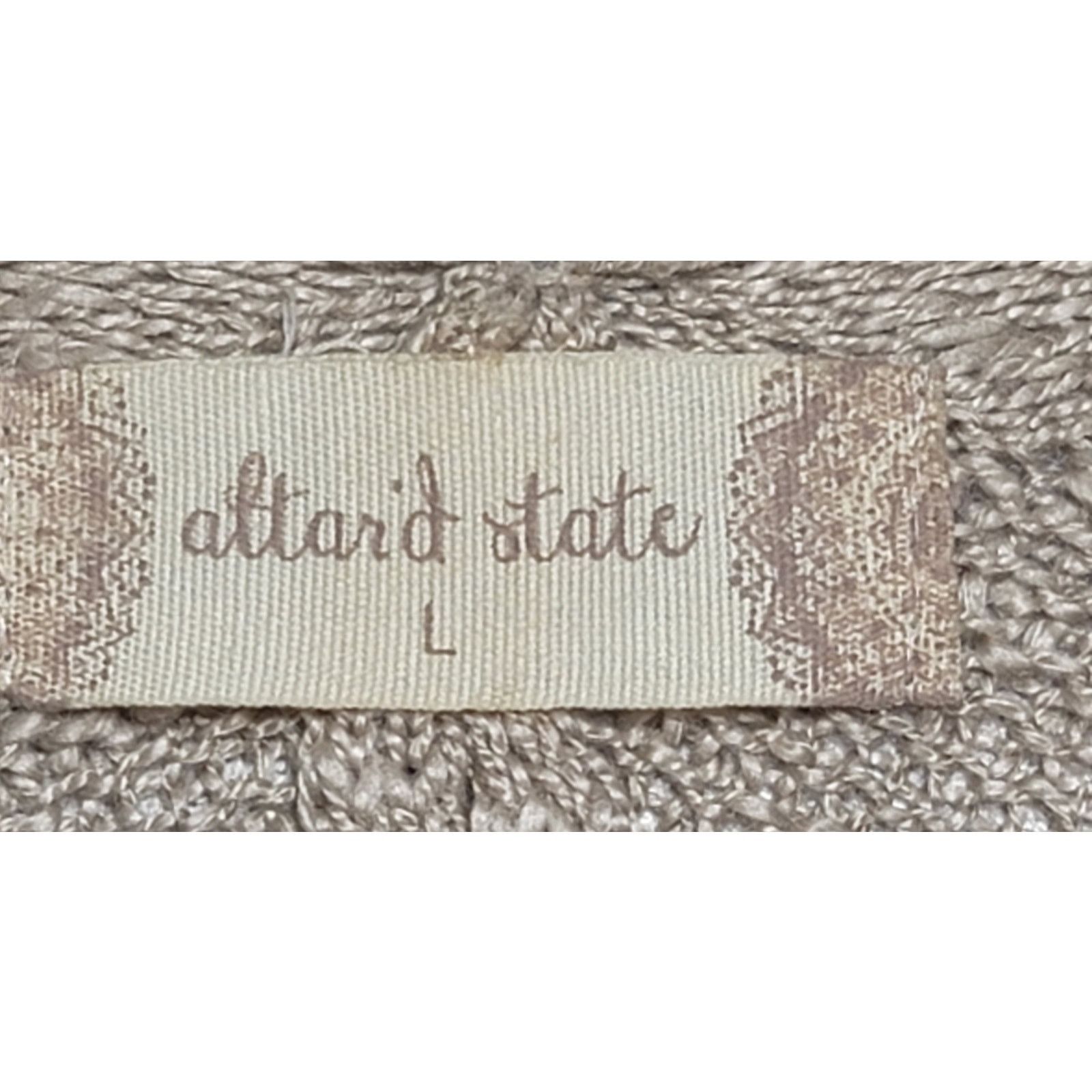 Other Altar'd State Tan Slub Knit Open Front Cardigan Large Size L / US 10 / IT 46 - 3 Thumbnail