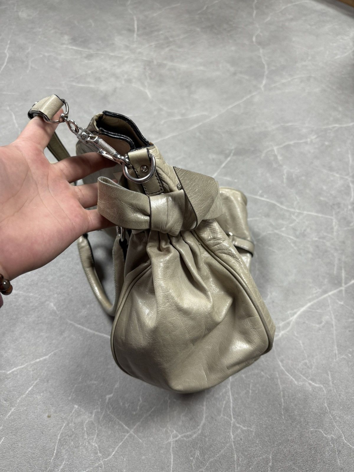 Miu Miu Miu Miu Beige Vitello Schleife Leder Handtasche Satchel Tote Size ONE SIZE - 11 Thumbnail