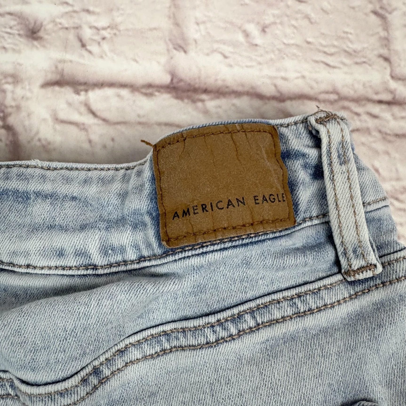 American Eagle Outfitters American Eagle Outfitters Shorts Womens 2 Blue High-Rise Shortie Denim Cutoff Size 26" / US 2 / IT 38 - 6 Thumbnail