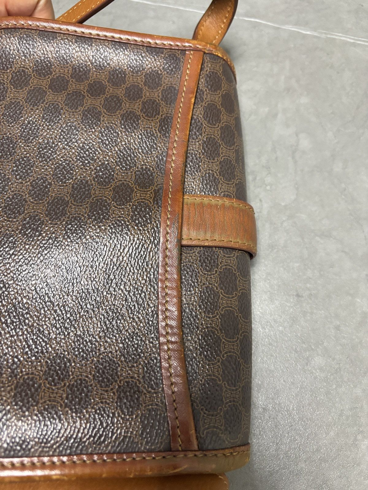 Celine × Vintage Vintage Celine Folco bag monogram Size ONE SIZE - 6 Thumbnail