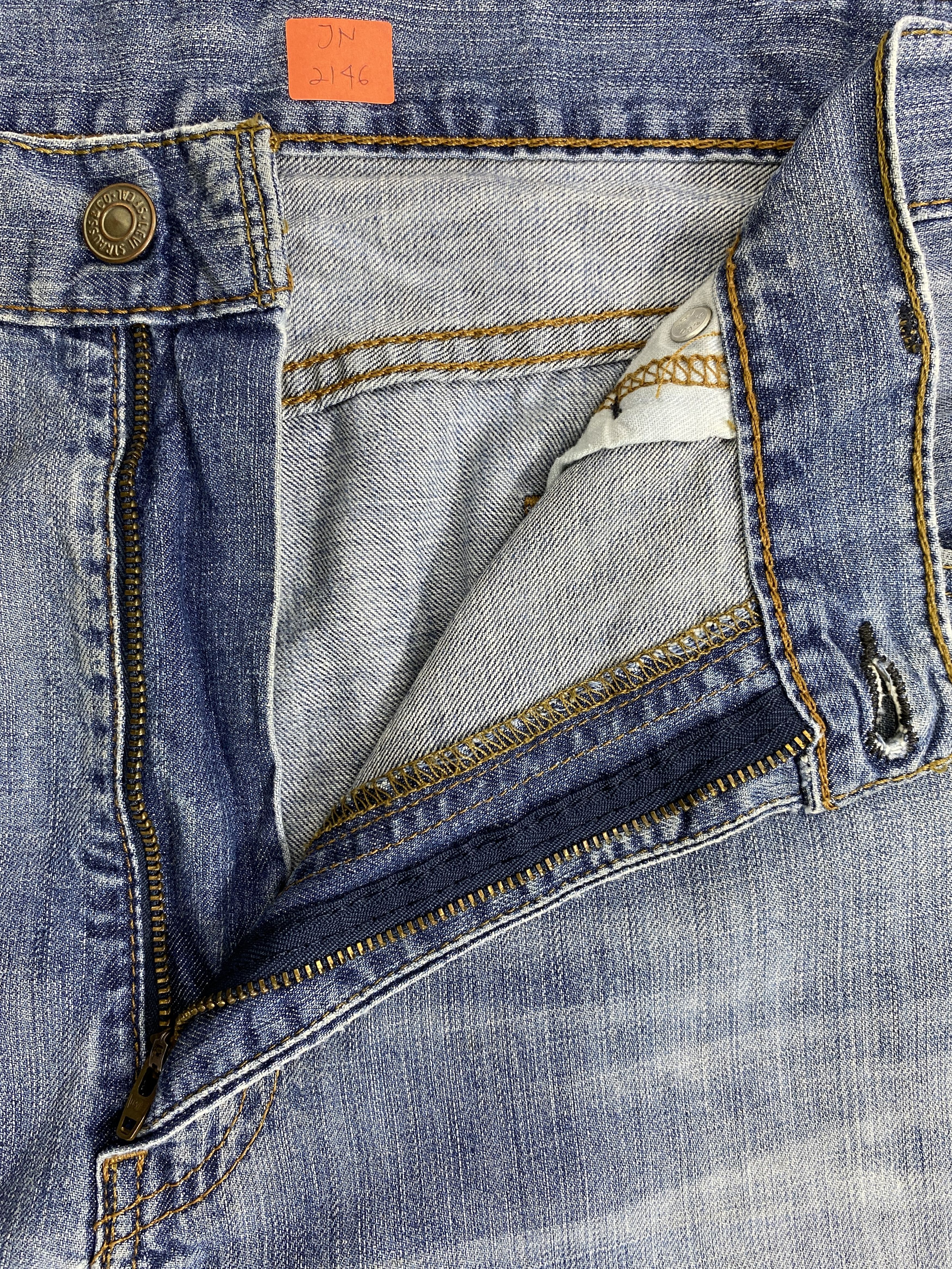 Japanese Brand Light Wash Vintage Levi's 505 Jeans 40x32 Denim JN2146 Size US 40 / EU 56 - 6 Thumbnail