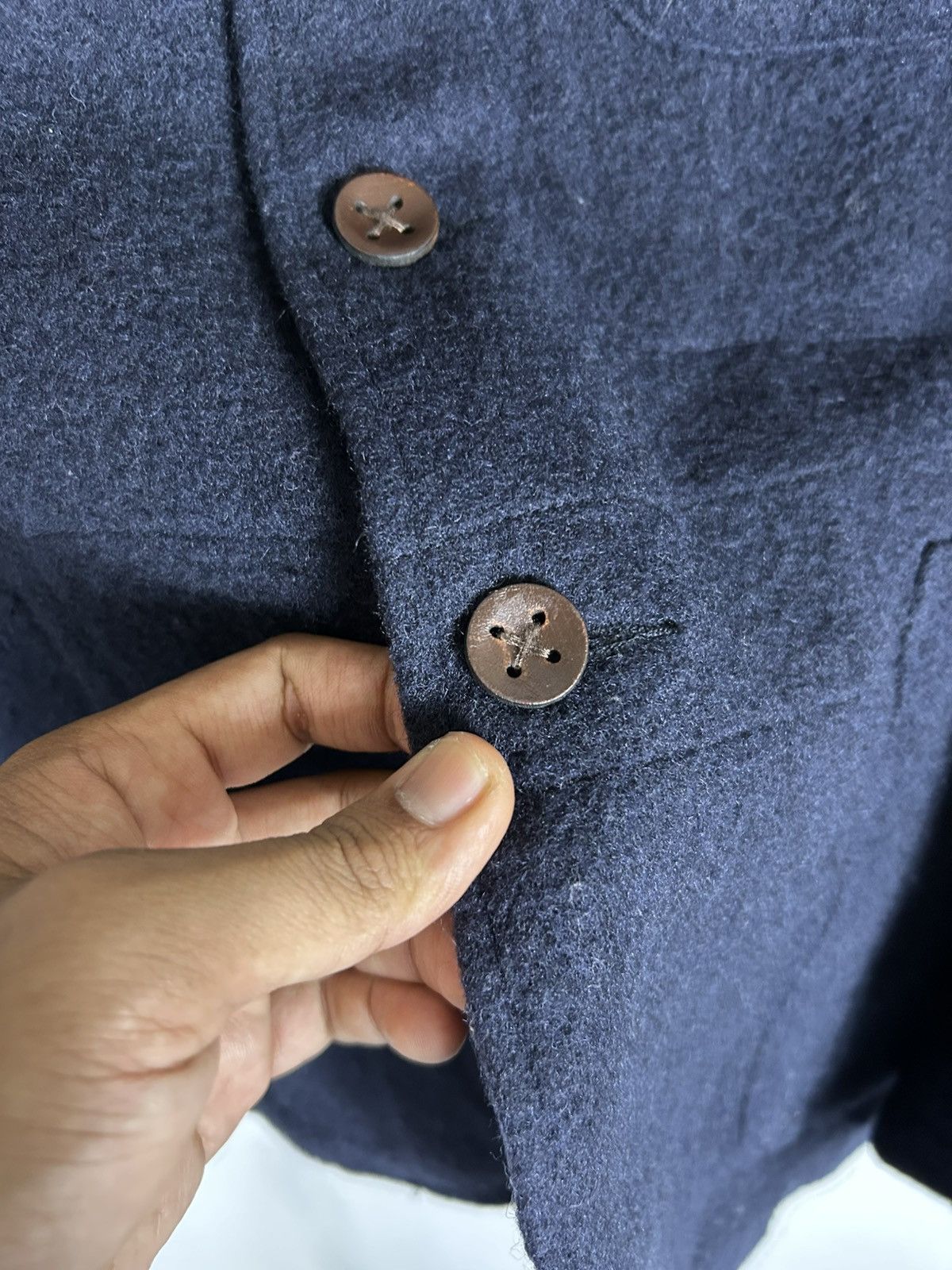 45rpm 🔥45Rpm Wool Button Workers Coat Jacket Size US S / EU 44-46 / 1 - 9 Thumbnail