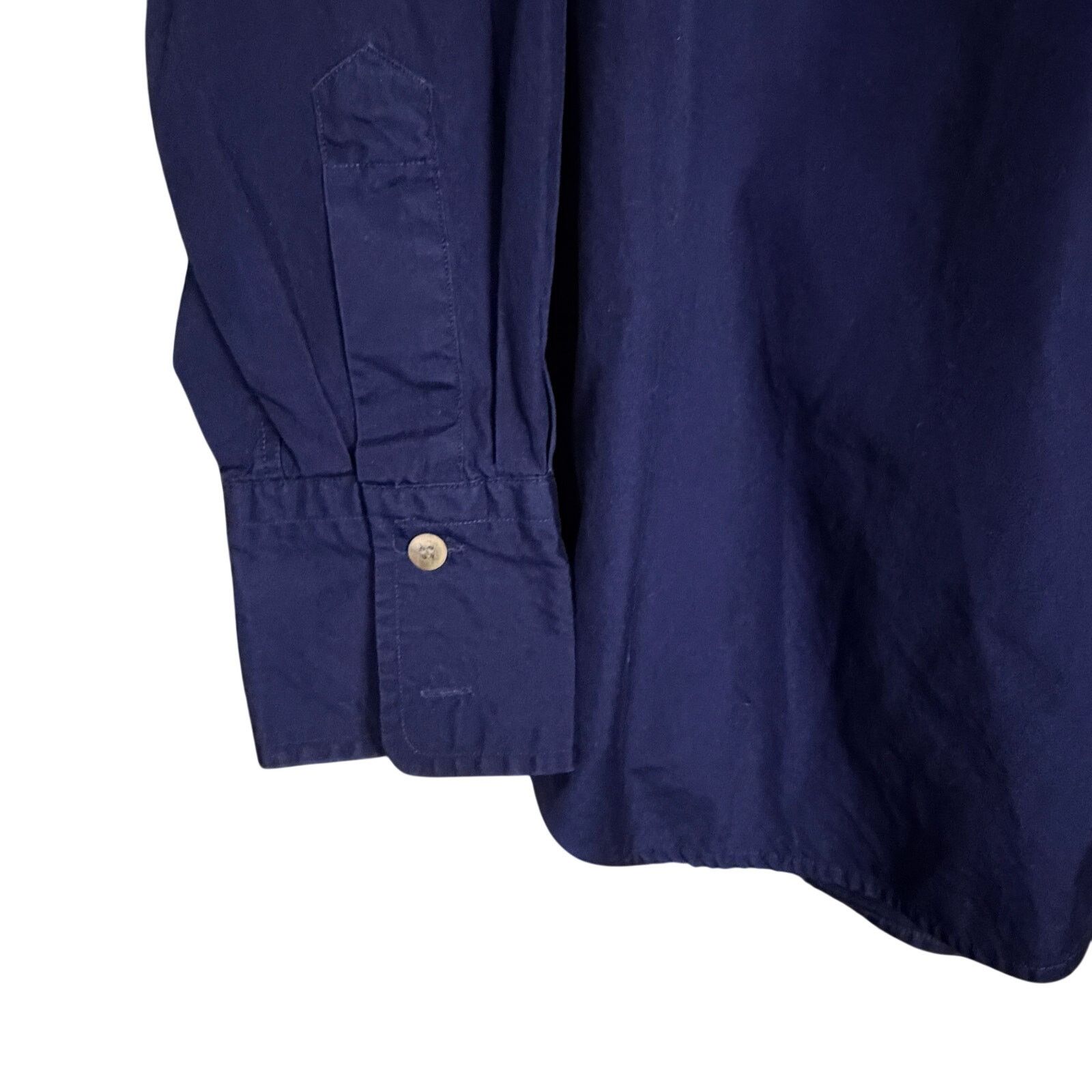 J.Crew J.Crew Dark Blue L/S Button Down Shirt Work Office Cotton M Size US M / EU 48-50 / 2 - 4 Thumbnail