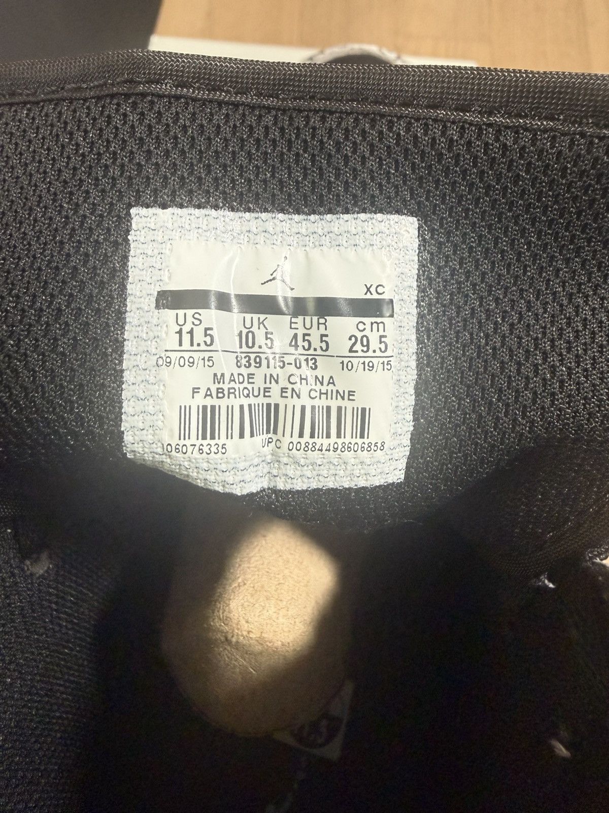 Jordan Brand Jordan 1 High - Black/Elephant Size US 11.5 / EU 44-45 - 7 Thumbnail