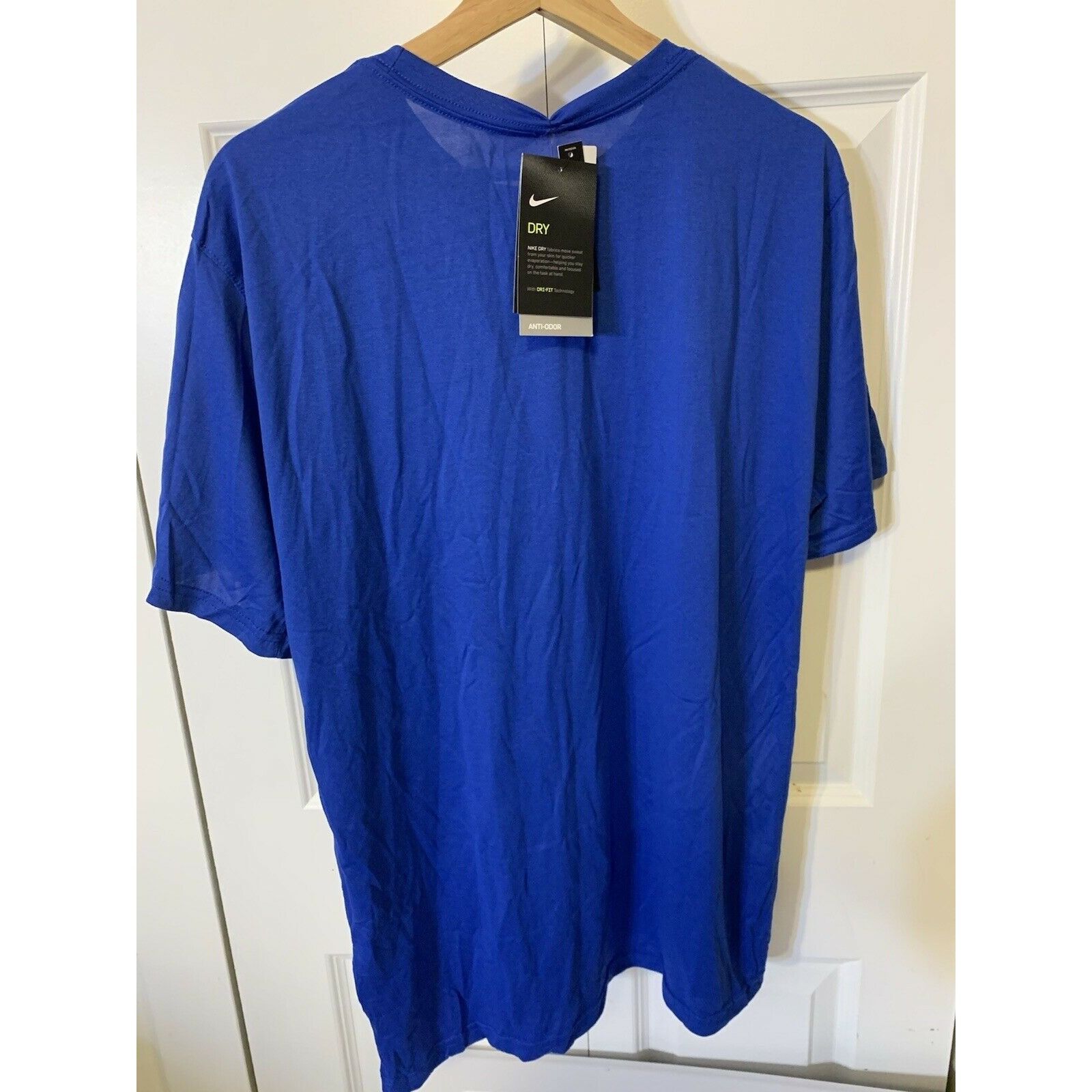 Nike New Nike Dri Fit Football D T-Shirt Men’s Sz XL Blue NWT Size US XL / EU 56 / 4 - 7 Thumbnail