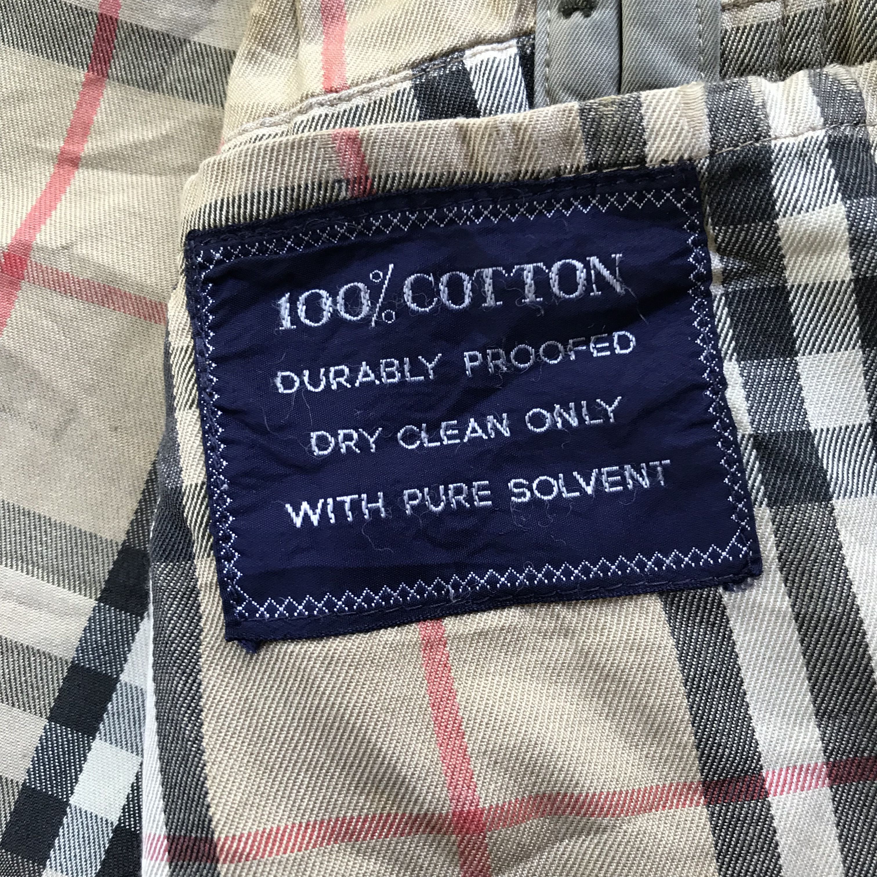 Burberry Vintage 80s Burberry Nova Check Trench Coat Made In England Size US M / EU 48-50 / 2 - 22 Thumbnail