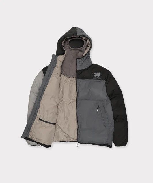 Fuck The Population × G59 Records G*59 POLY FILL DOWN JACKET CHARCOAL COLOR BLOCK PUFFER PARKA Size US XXL / EU 58 / 5 - 3 Thumbnail