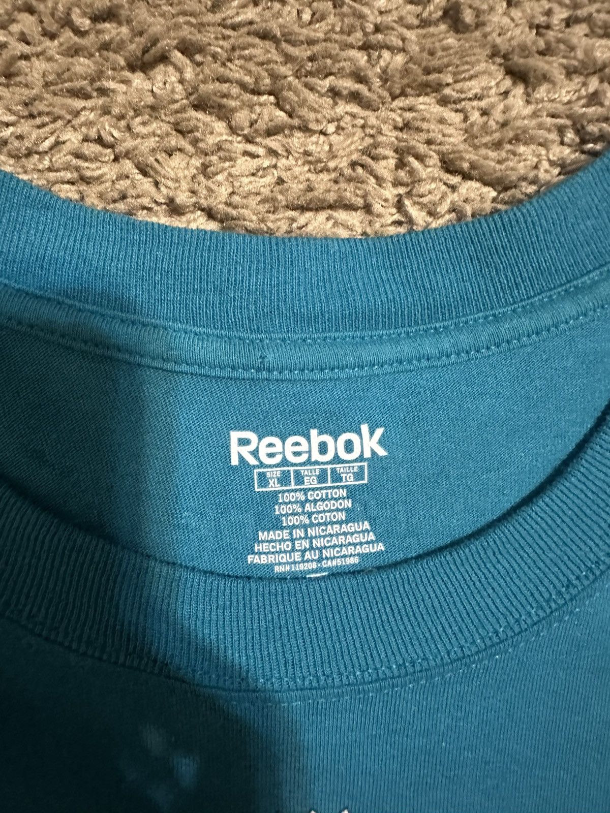 NHL Vintage NHL Reebok San Jose Shark shirt 00s size Xl Size US XL / EU 56 / 4 - 3 Thumbnail