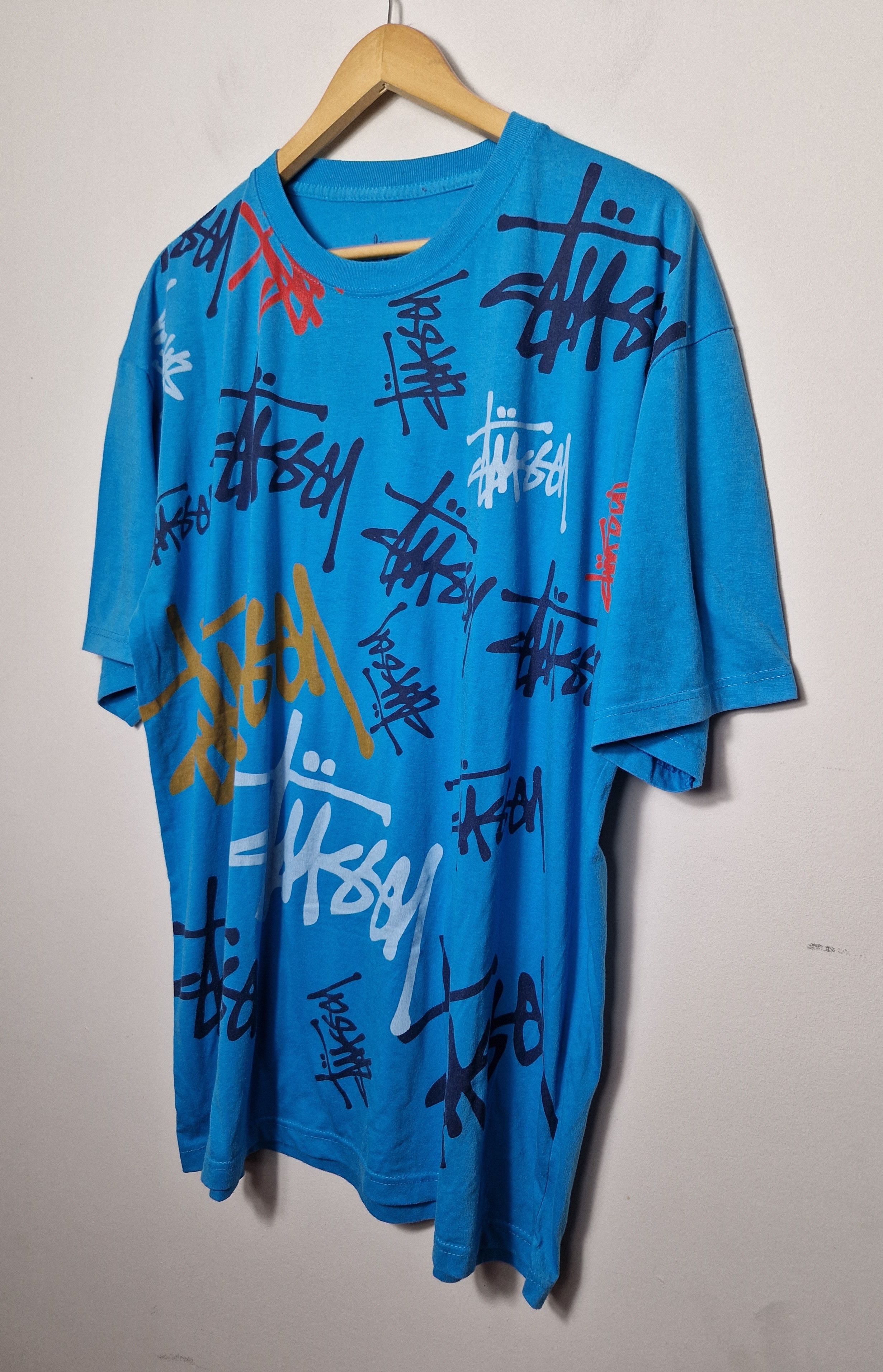 Stussy × Vintage Stussy vintage y2k multilogo tee Size US XXL / EU 58 / 5 - 3 Thumbnail