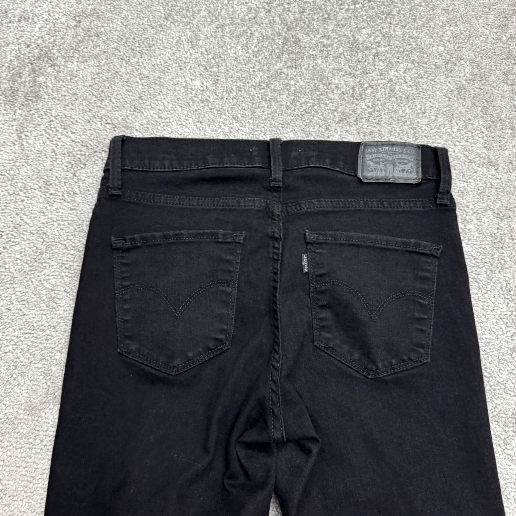 Levi's Levi's 310 Shaping Super Skinny Jeans Womens 28x30 Black Mid Rise Stretch Denim Shirt? Size 28" / US 6 / IT 42 - 4 Thumbnail