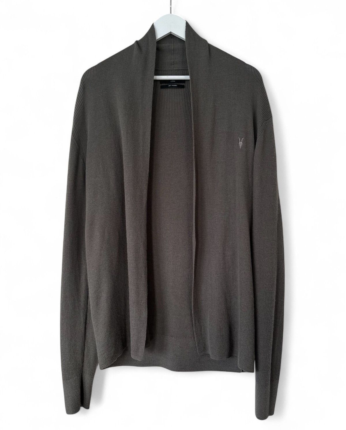 AllSaints 100% Merino Wool Cardigan Sweater Women's Size L