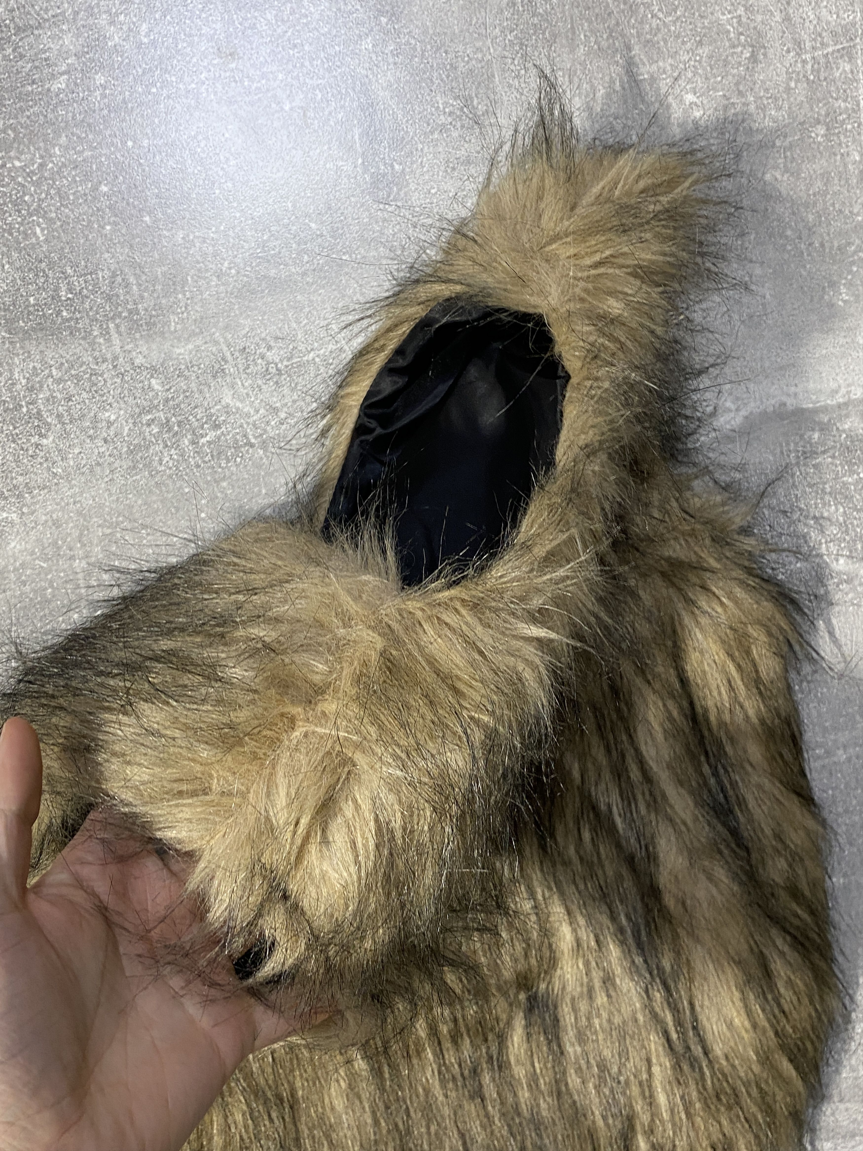 Beauty Beast CRAZY Y2K FLUFFY VAMP BROWN ISWN LGB TYPE FAUX FUR VEST Size US S / EU 44-46 / 1 - 4 Thumbnail