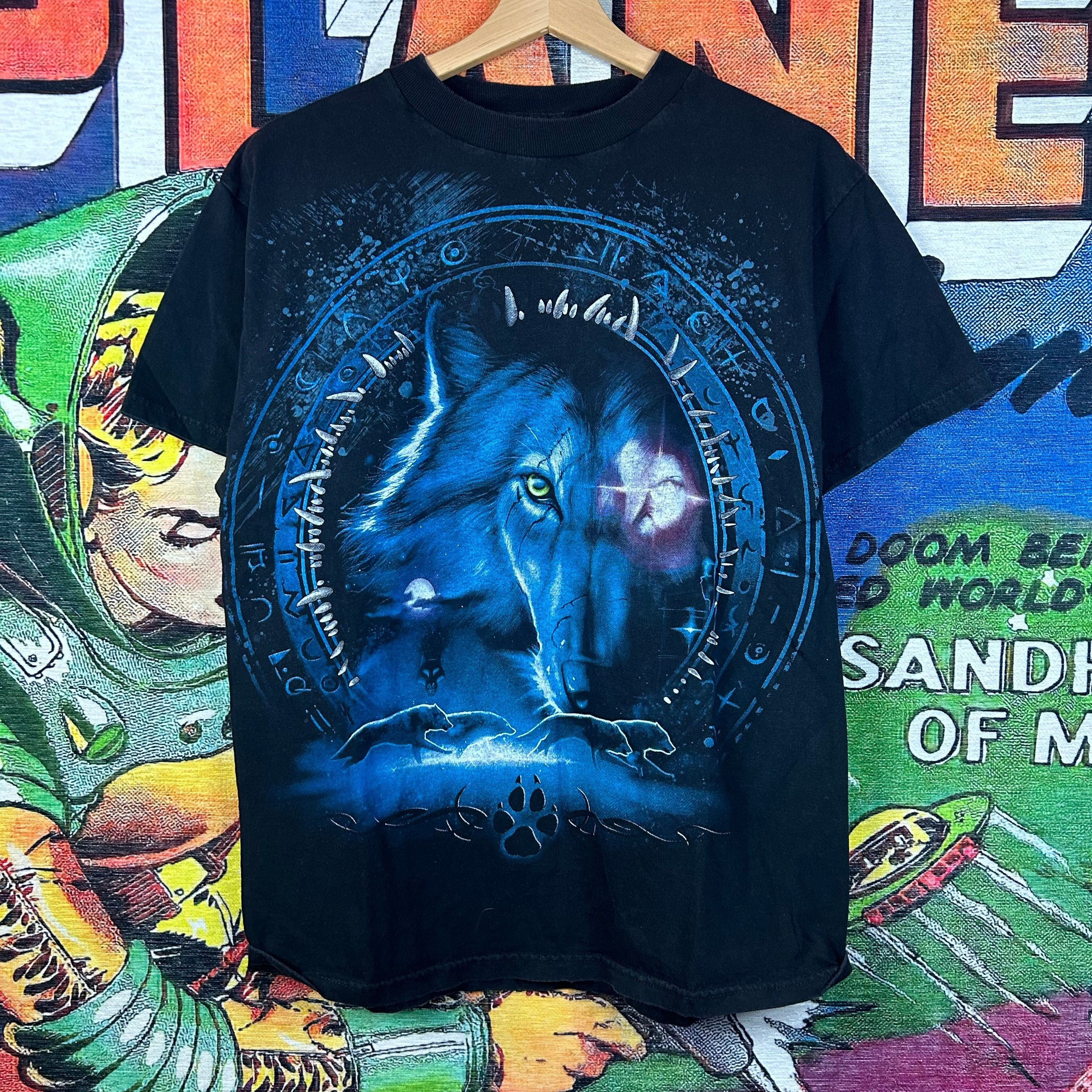 Vintage Y2K Wolf Tee Size Medium Size US M / EU 48-50 / 2 - 1 Thumbnail