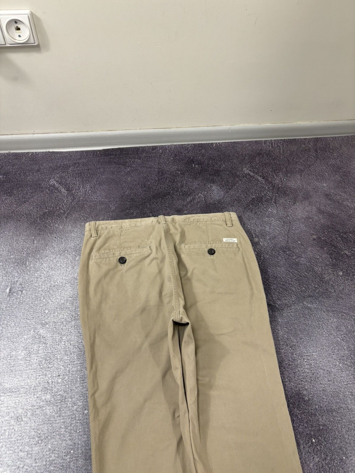 Allsaints AllSaints Men’s Slim Straight Cotton Stretch Chino Pants Size US 30 / EU 46 - 14 Thumbnail