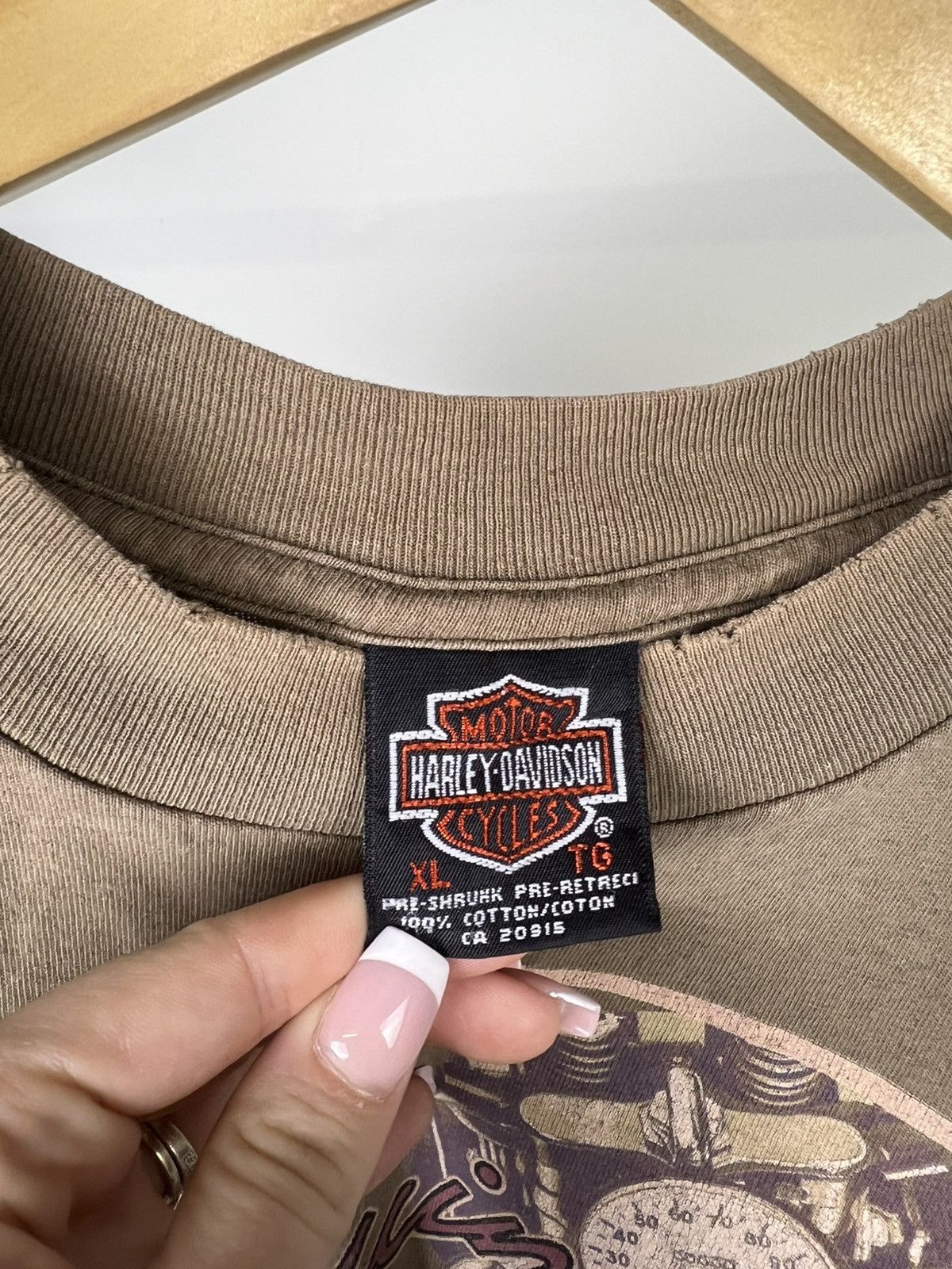Harley Davidson × Vintage Vintage Y2K Harley Davidson shirt Size US XL / EU 56 / 4 - 3 Thumbnail