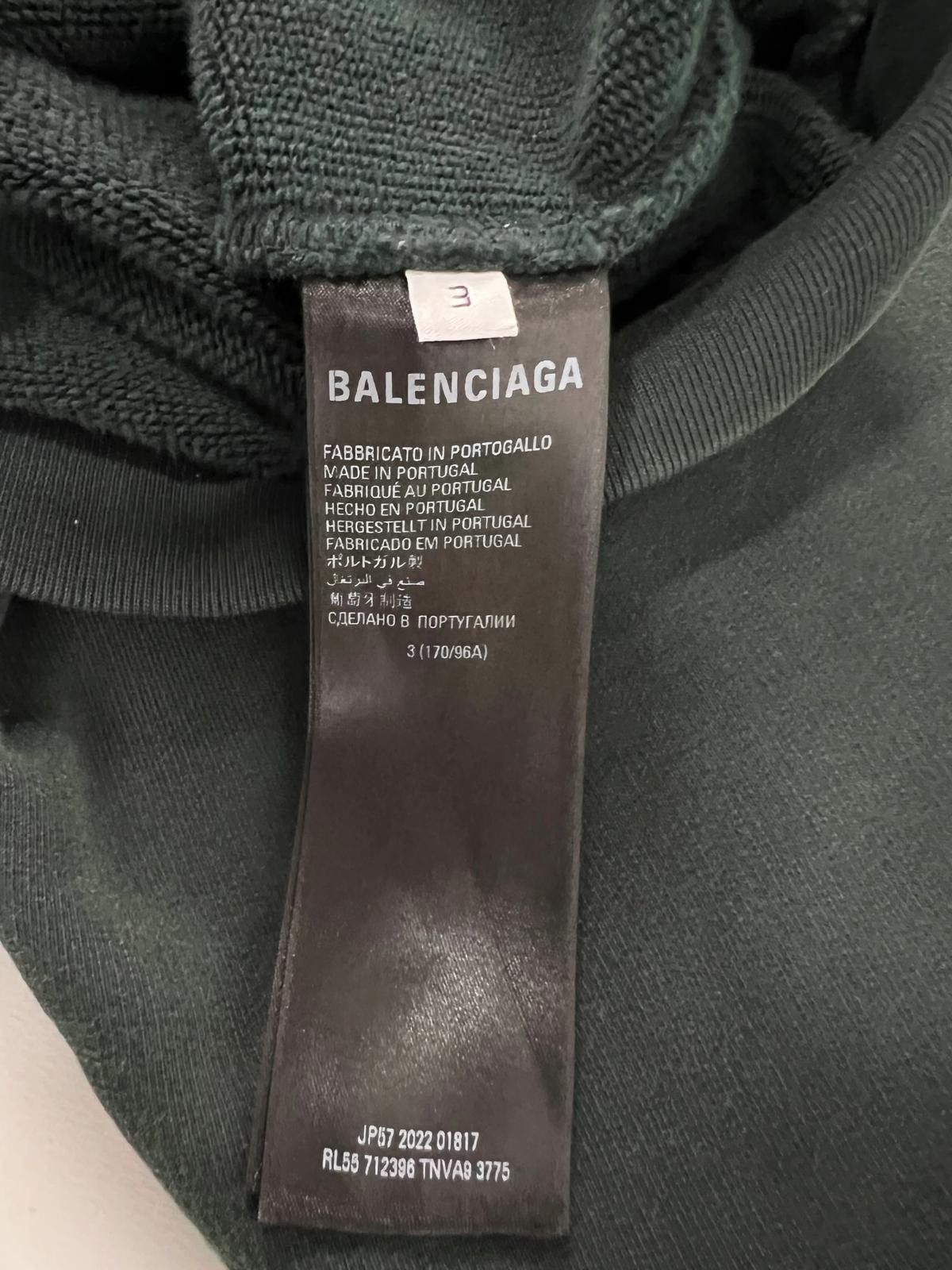 Balenciaga Balenciaga Adidas Logo Hoodie Greenish Sz. 3 Size US L / EU 52-54 / 3 - 4 Thumbnail