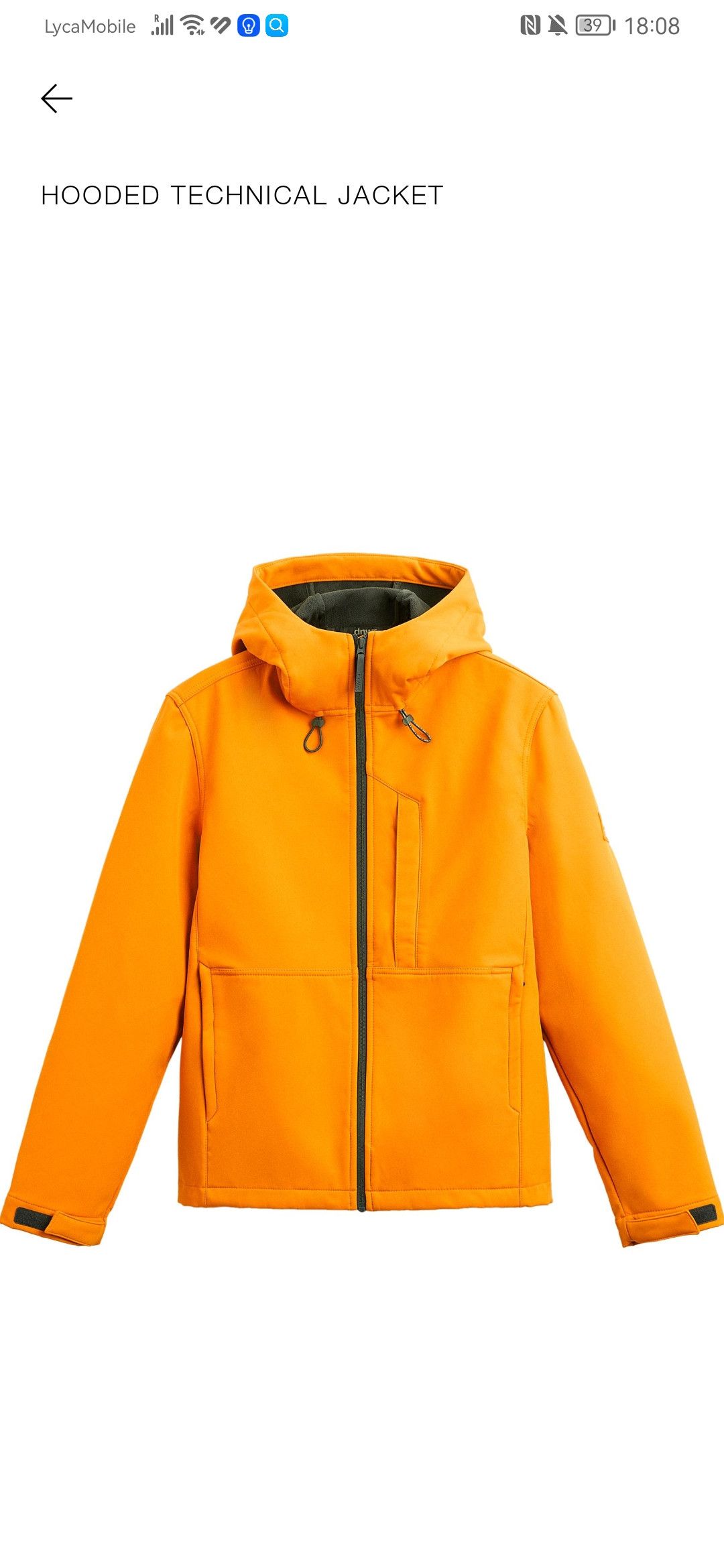 Zara Zara orange windbreak oadjustable brand new Size US M / EU 48-50 / 2 - 1 Thumbnail