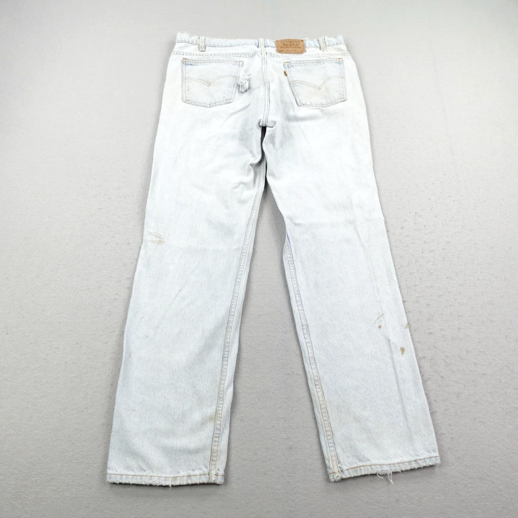 Levi's VINTAGE Levi's 505 Jeans Mens 36x31 Blue Denim Distressed 90s Grunge Size US 38 / EU 54 - 4 Thumbnail