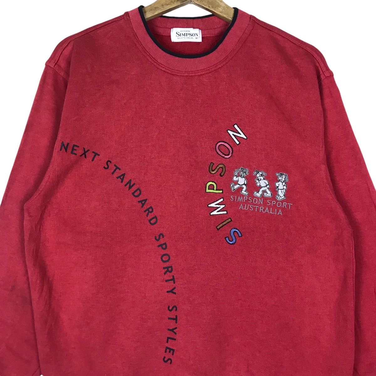 The Simpsons Vintage Simpson Sports Casual Australia Pullover Jumper Size US M / EU 48-50 / 2 - 2 Thumbnail