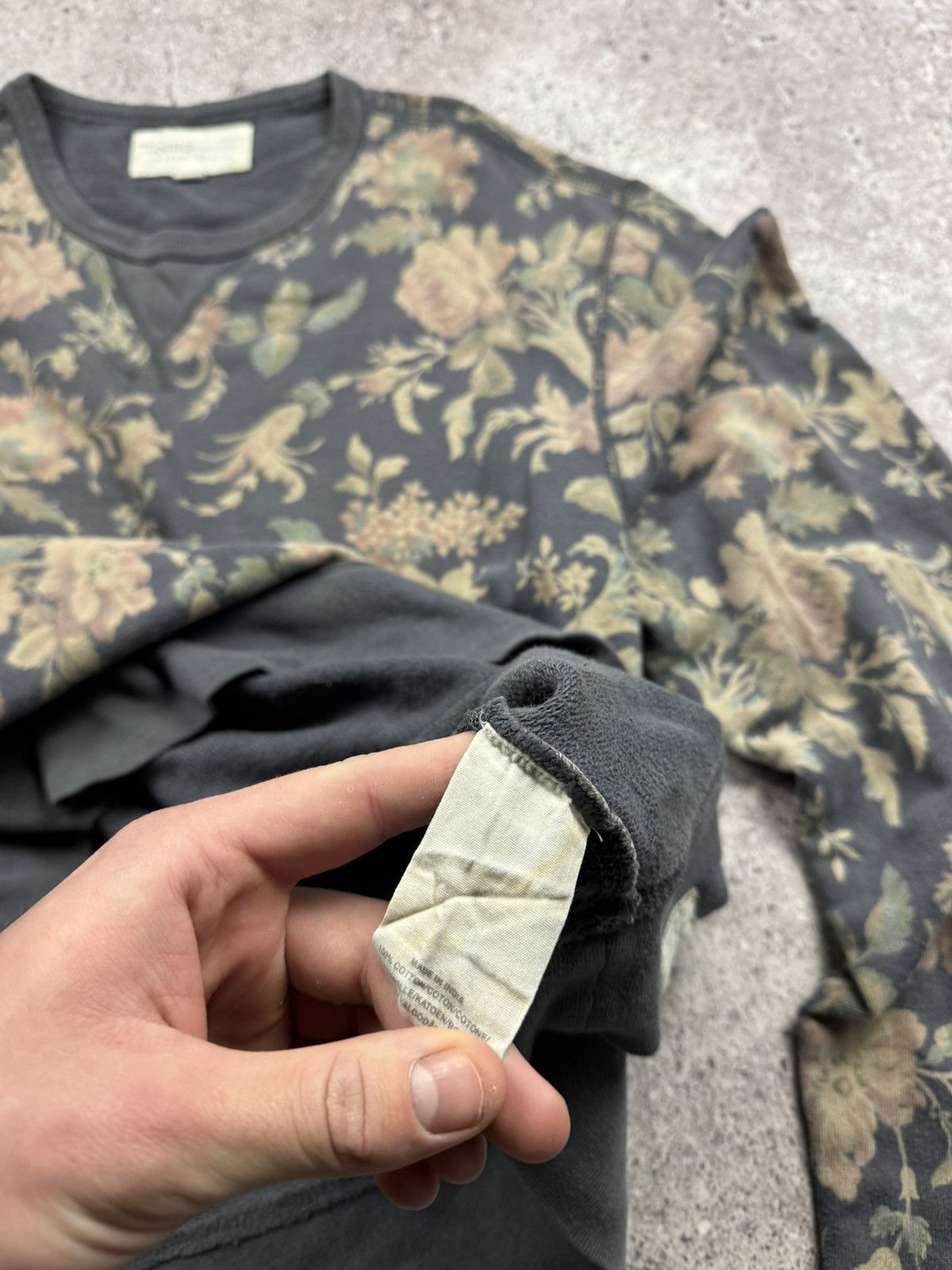 Denim & Supply Ralph Lauren DENIM & SUPPLY RALPH LAUREN Y2K Floral Pullover Sweatshirt Size US XL / EU 56 / 4 - 7 Thumbnail