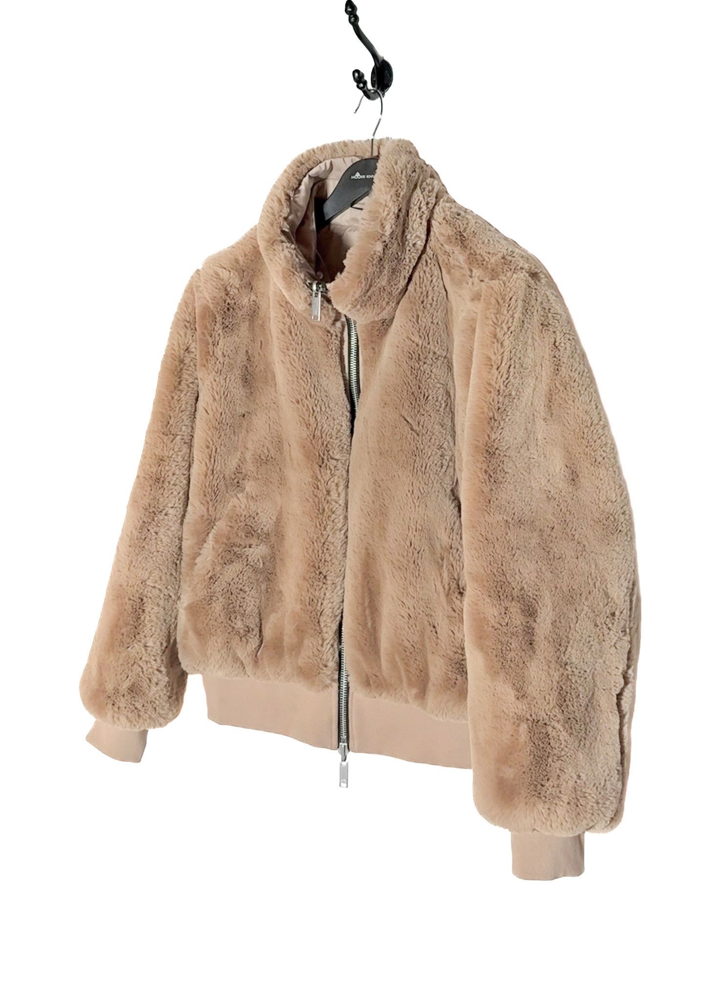 Moose Knuckles Moose Knuckles Beige Debbie Bunny Reversible Bomber Jacket Size L / US 10 / IT 46 - 10 Thumbnail