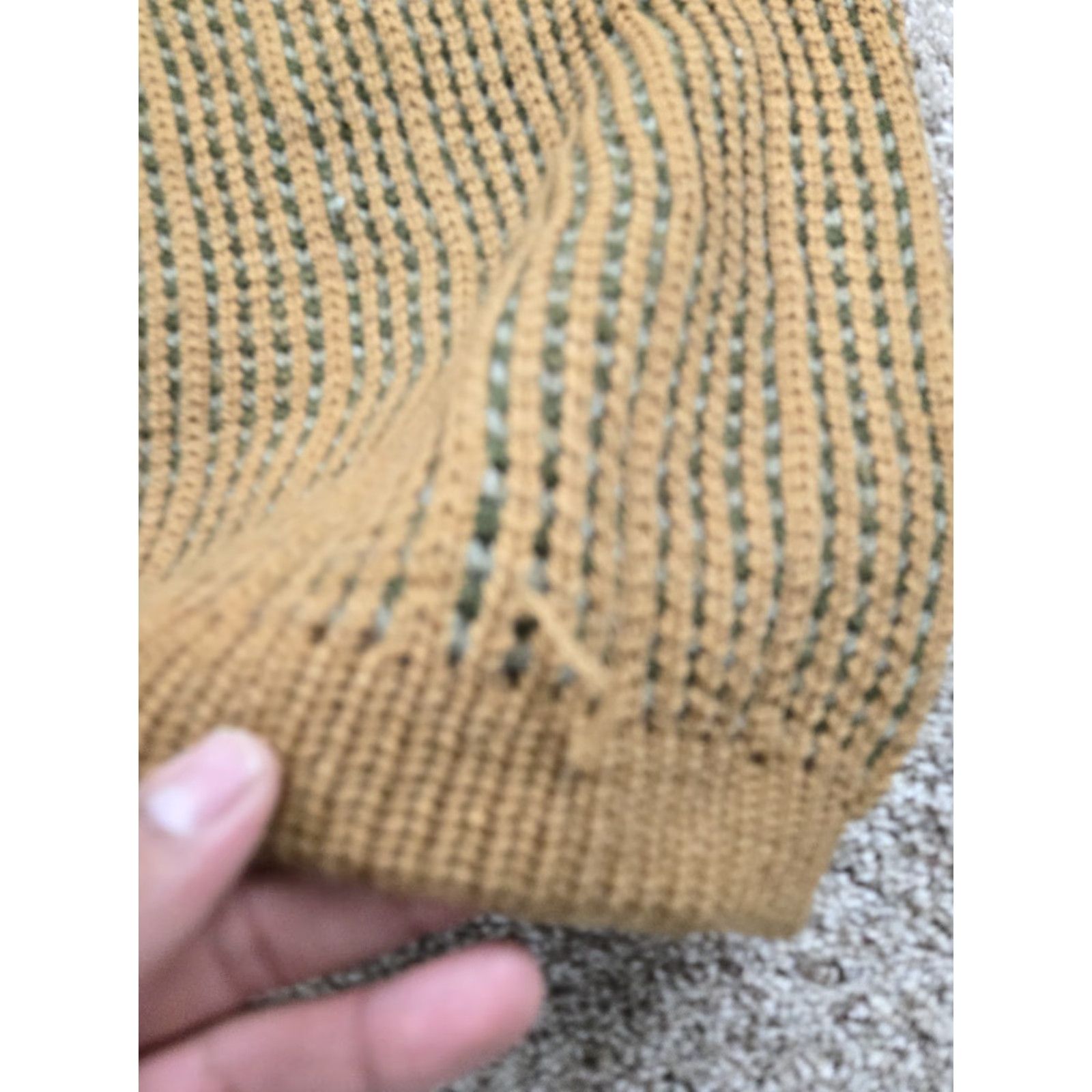 Vintage VINTAGE The Inn Shop Sweater Medium Brown Waffle Knit Scotland 100% Wool 70s Size US M / EU 48-50 / 2 - 5 Thumbnail