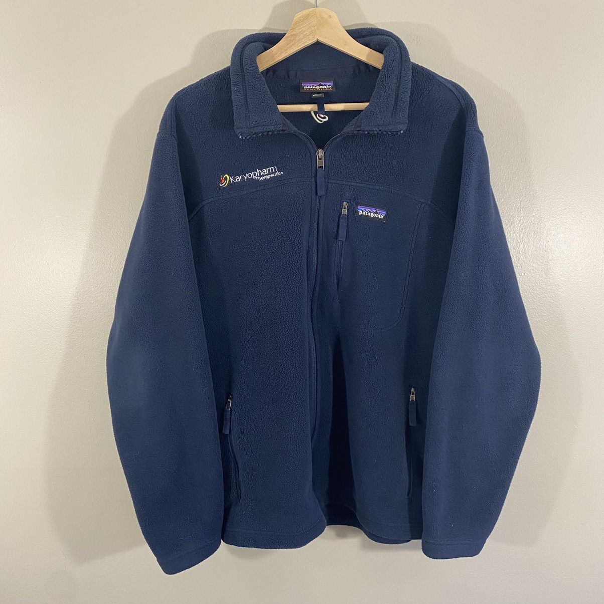 Patagonia × Vintage Vintage Patagonia Full Zip Fleece Jacket Size US L / EU 52-54 / 3 - 1 Thumbnail