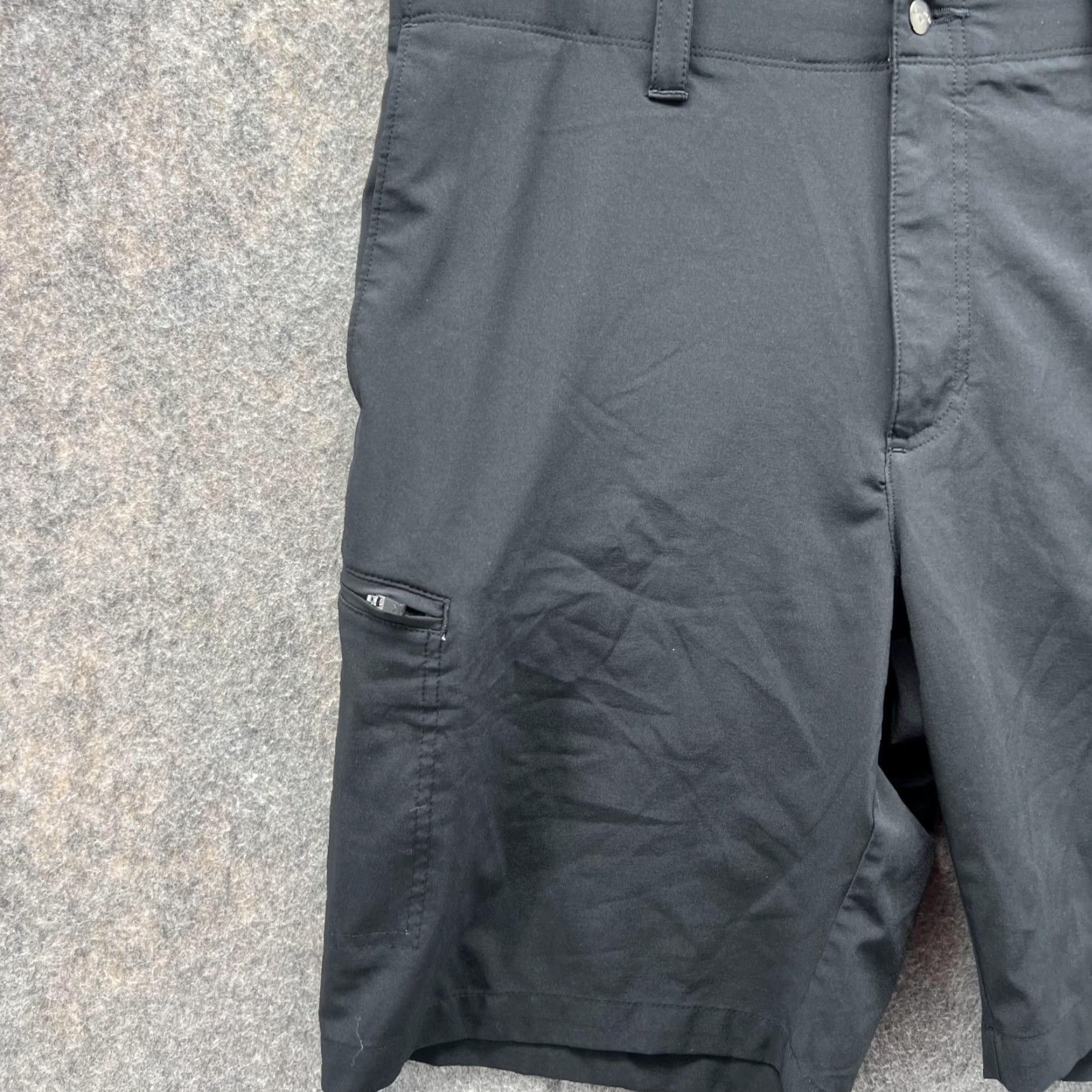 Callaway Callaway Shorts Men 38 Black Chino Flat Front Casual Polyester Outdoors Golf Size US 38 / EU 54 - 3 Thumbnail