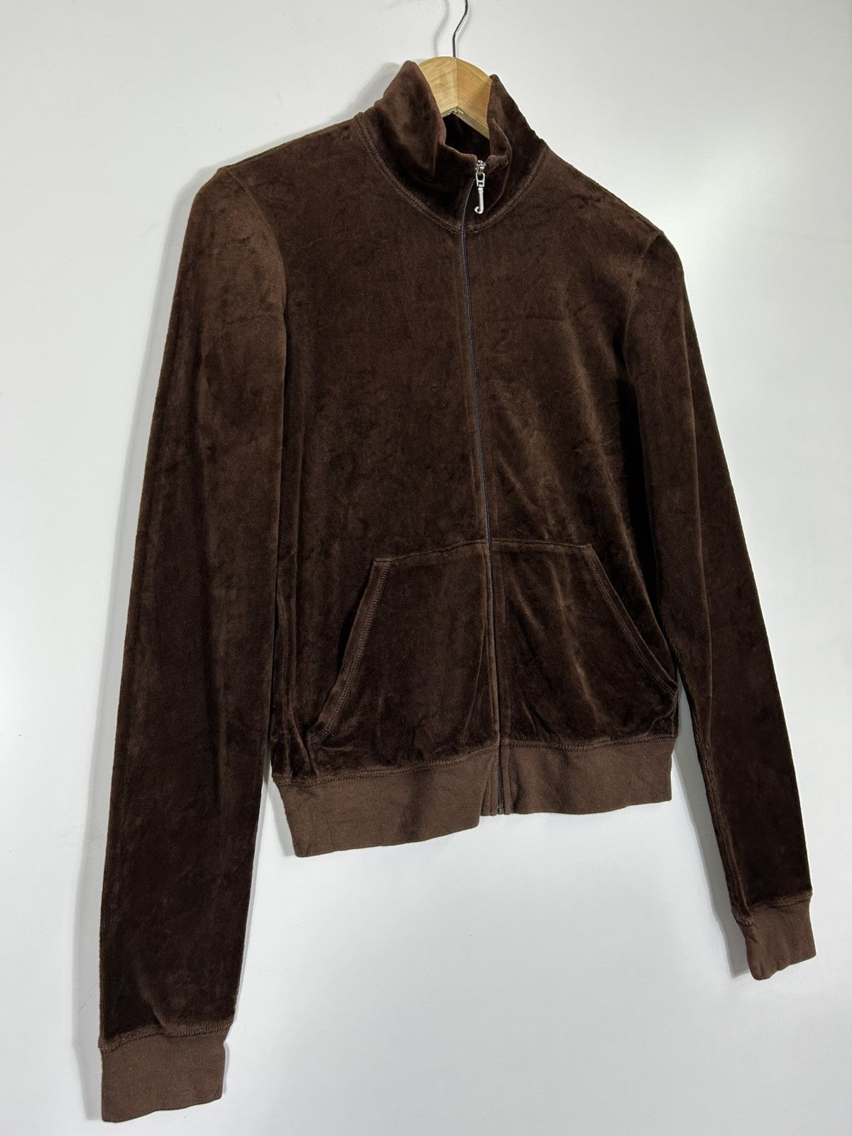 Juicy Couture ⚡️Vintage Juicy Couture Velvet Zipper Sweater Size L / US 10 / IT 46 - 2 Thumbnail