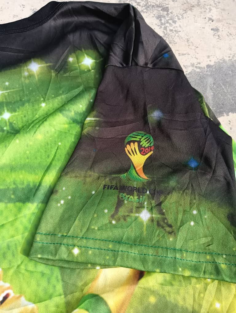 Vintage Vintage 2014 world cup Neymar Brazil bootleg jersey Size US L / EU 52-54 / 3 - 2 Thumbnail