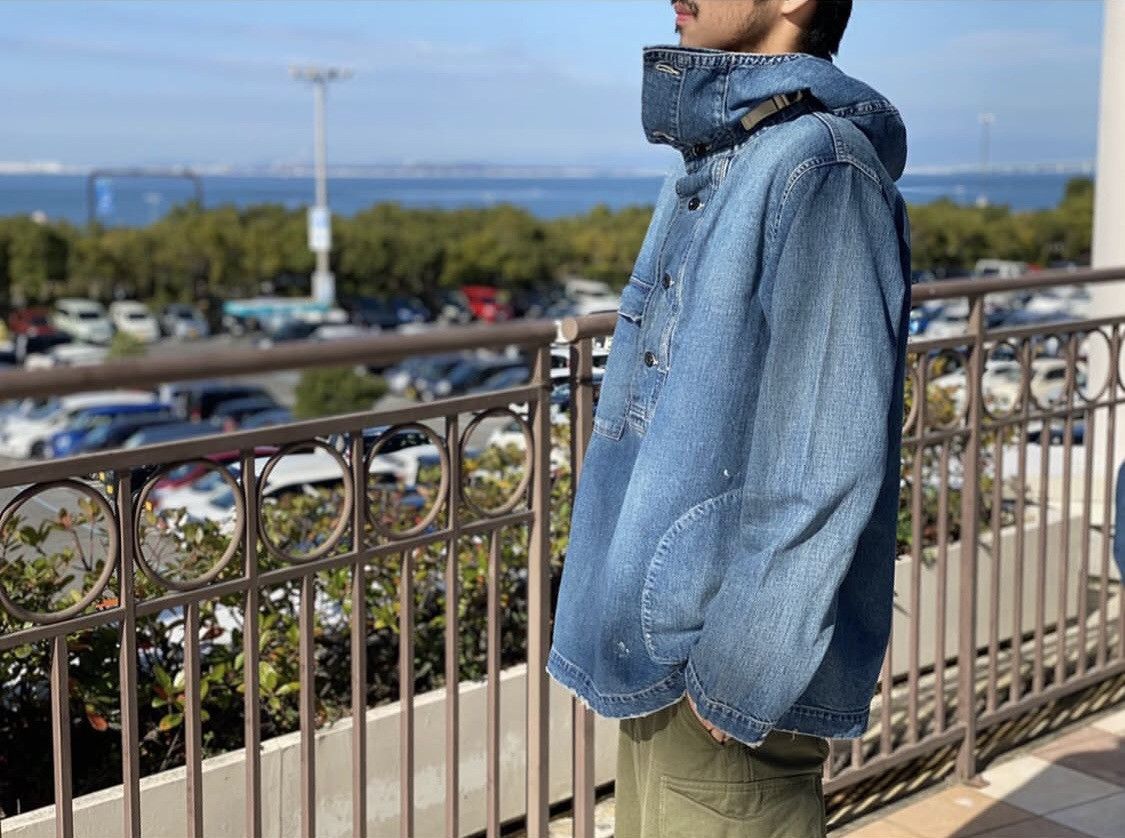 Engineered Garments (Ordinary Fits) Re:Ordinary Gunner Smock Denim Anorak Parka Size US M / EU 48-50 / 2 - 21 Thumbnail